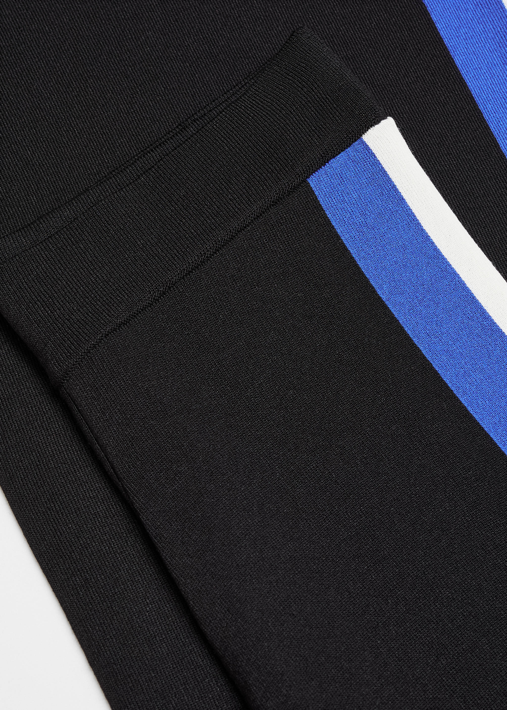 棉麻混纺针织裤 - null