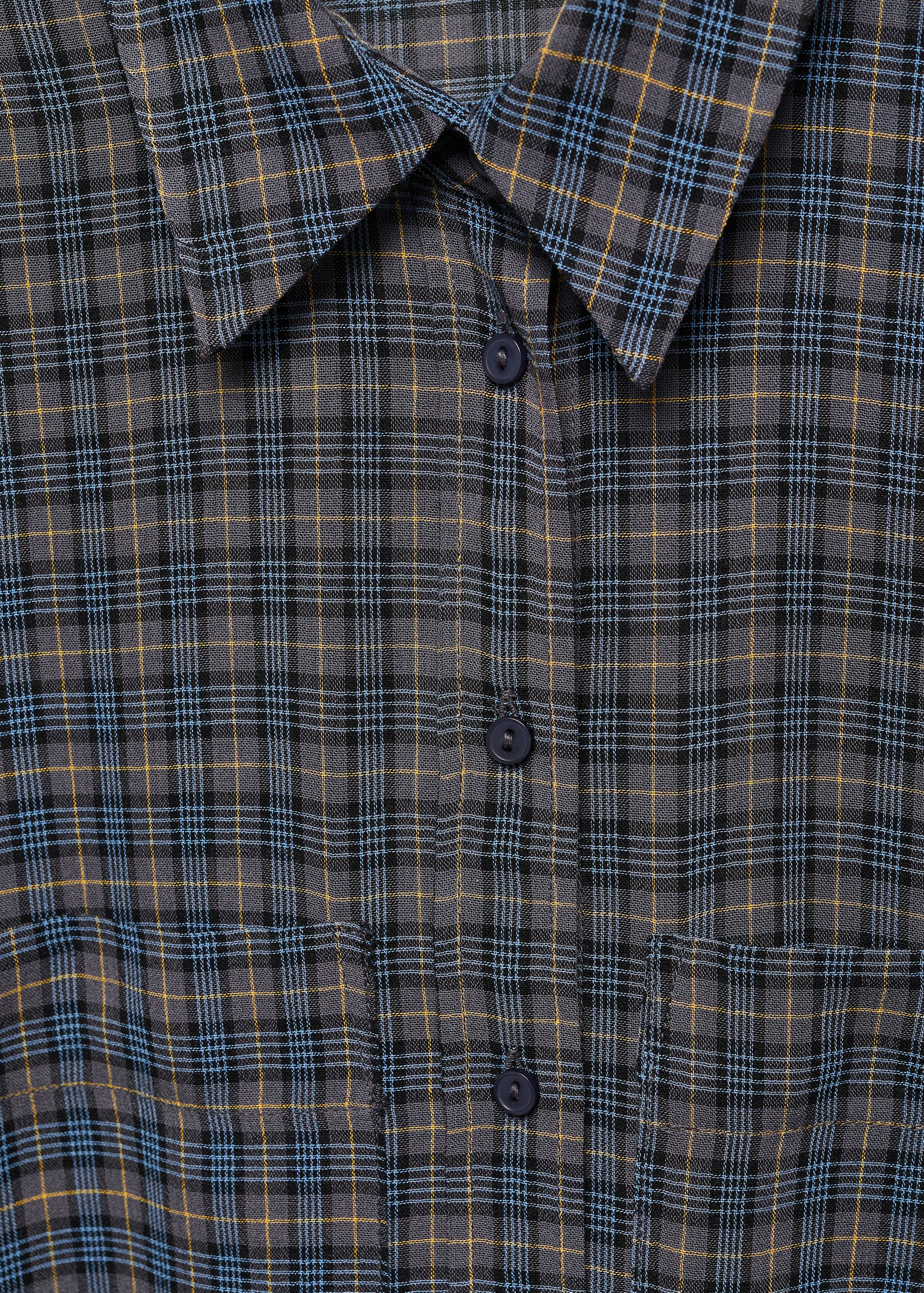 Oversize check shirt - Details of the article 8