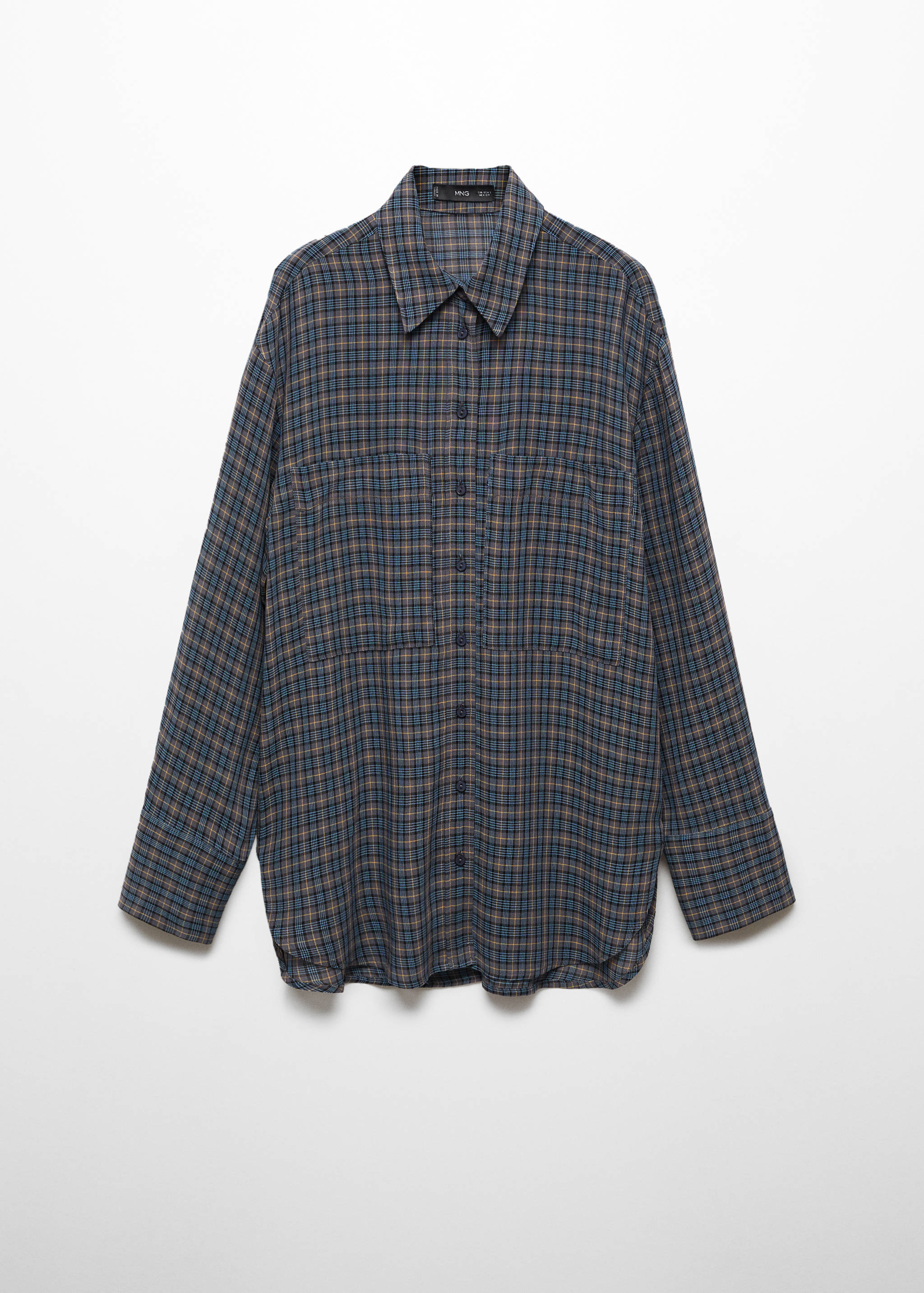 Oversize check shirt - Article without model