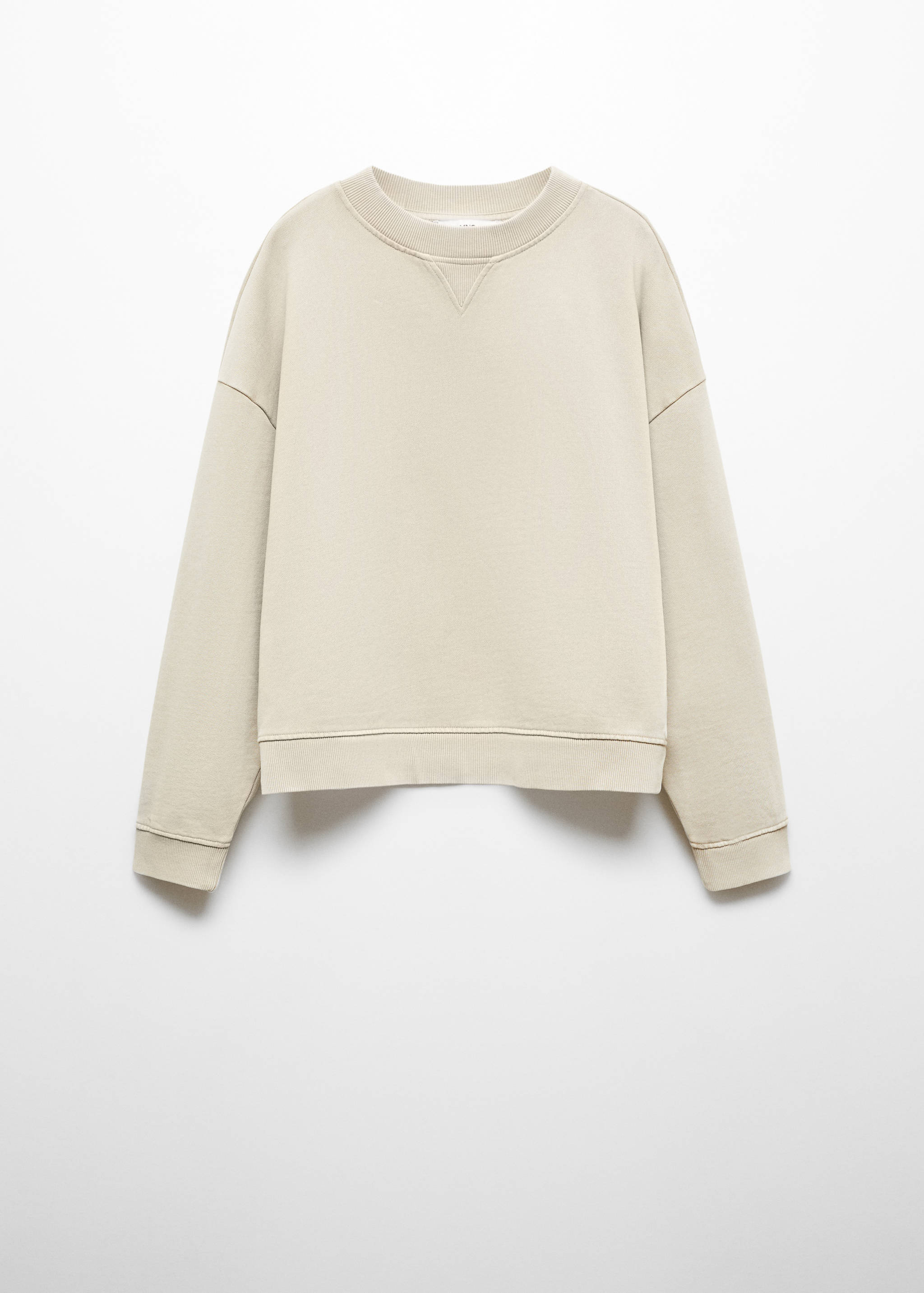 Washed round-neck sweatshirt - Article without model