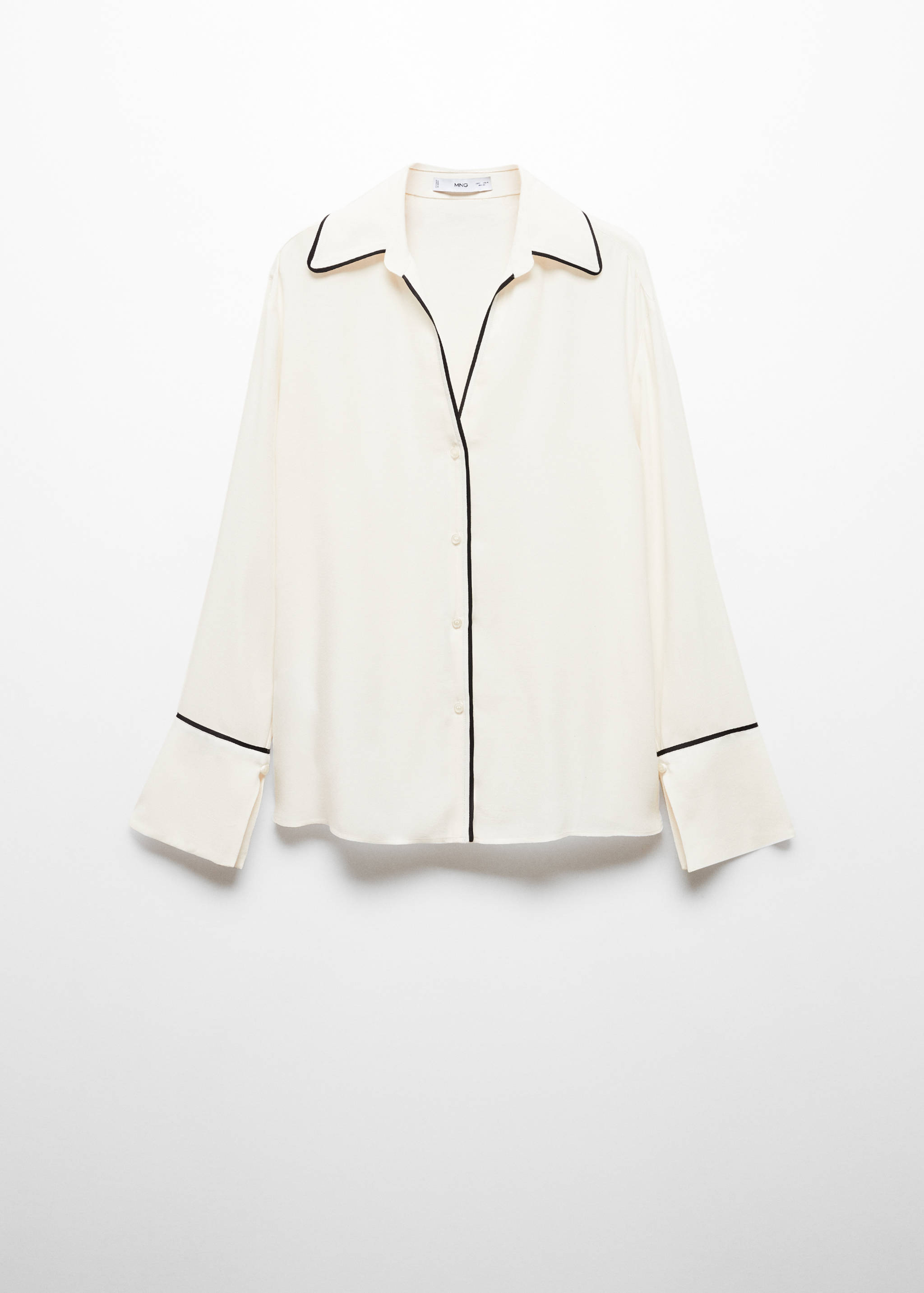 Contrast trim shirt - Article without model