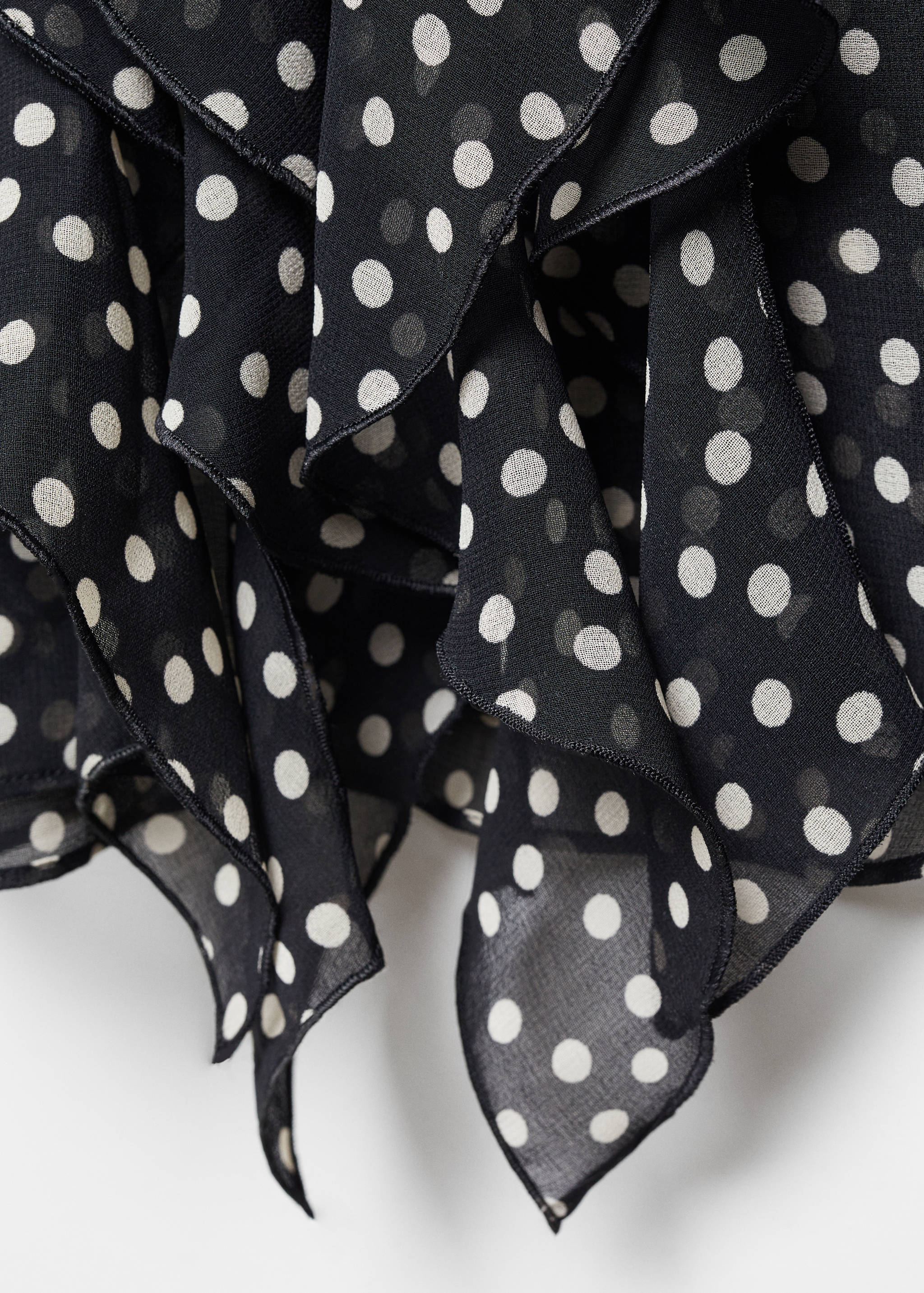 Ruffles printed blouse - Details of the article 8