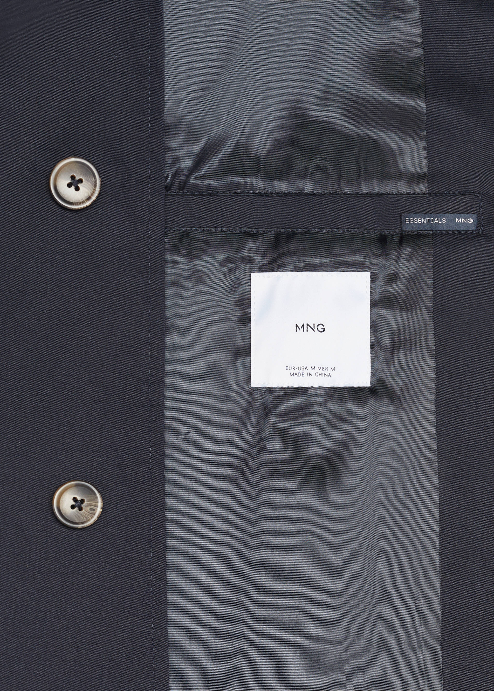 Cotton trench coat with collar detail - Details of the article 8