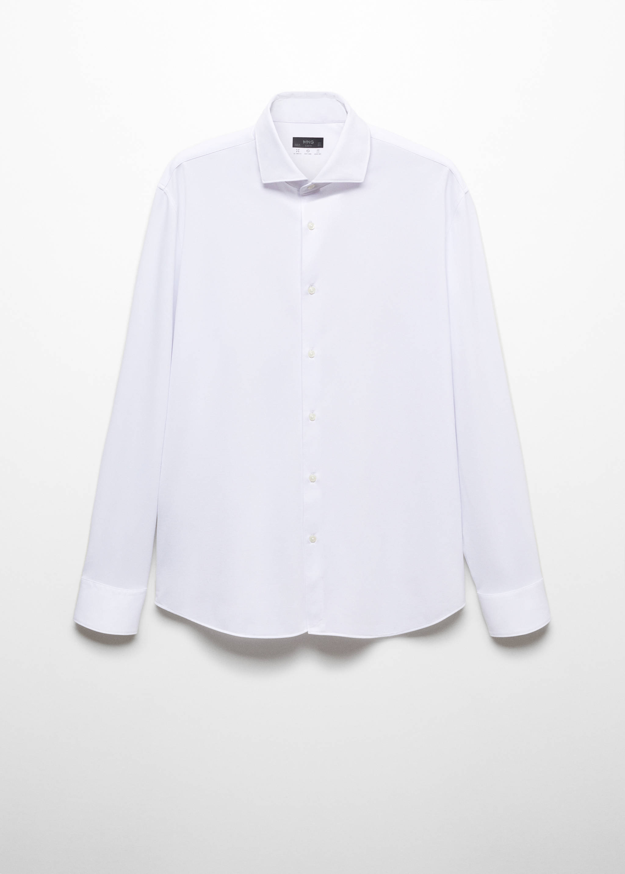 Slim fit cotton suit shirt - Article without model