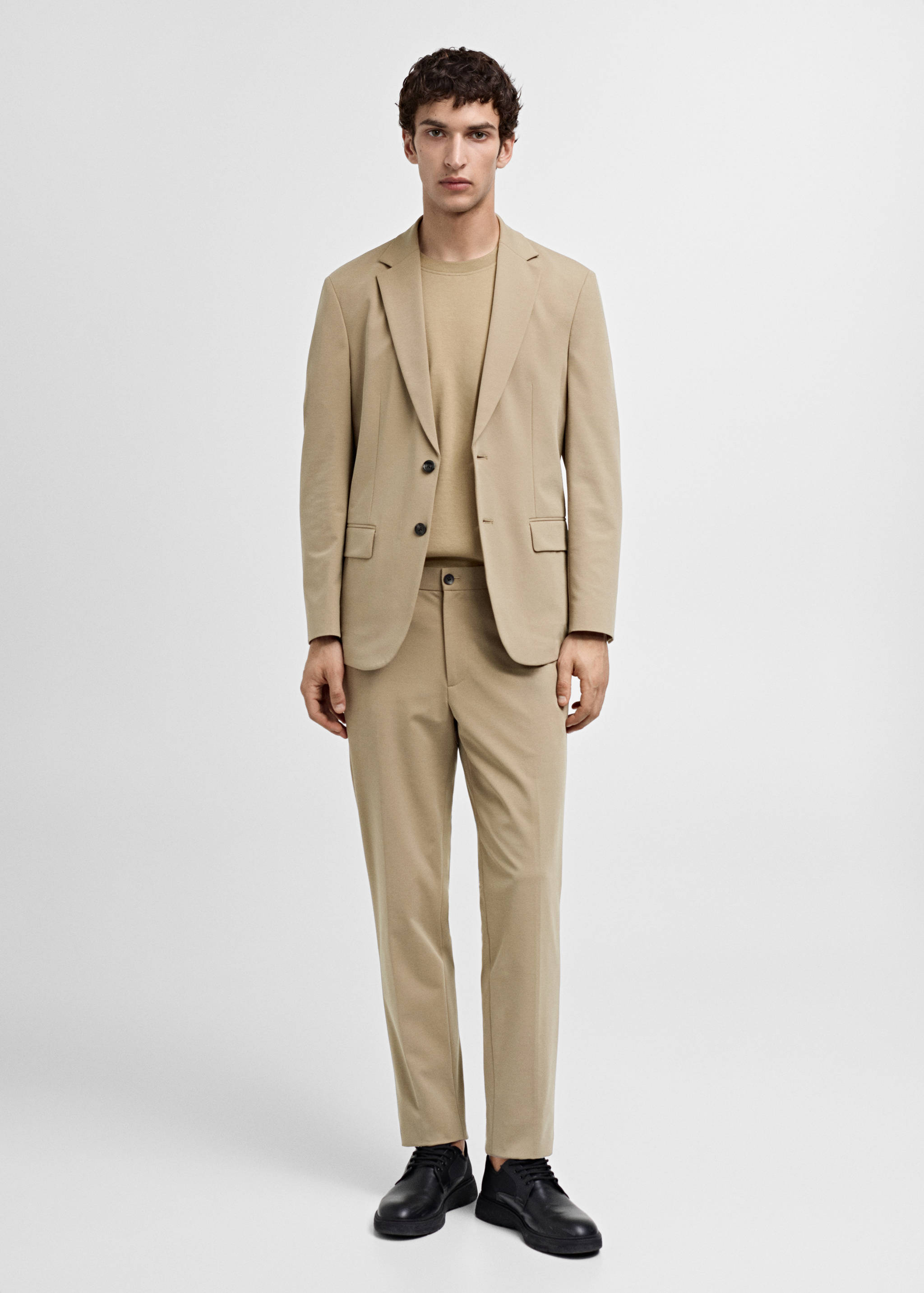 Slim-fit suit jacket - General plane