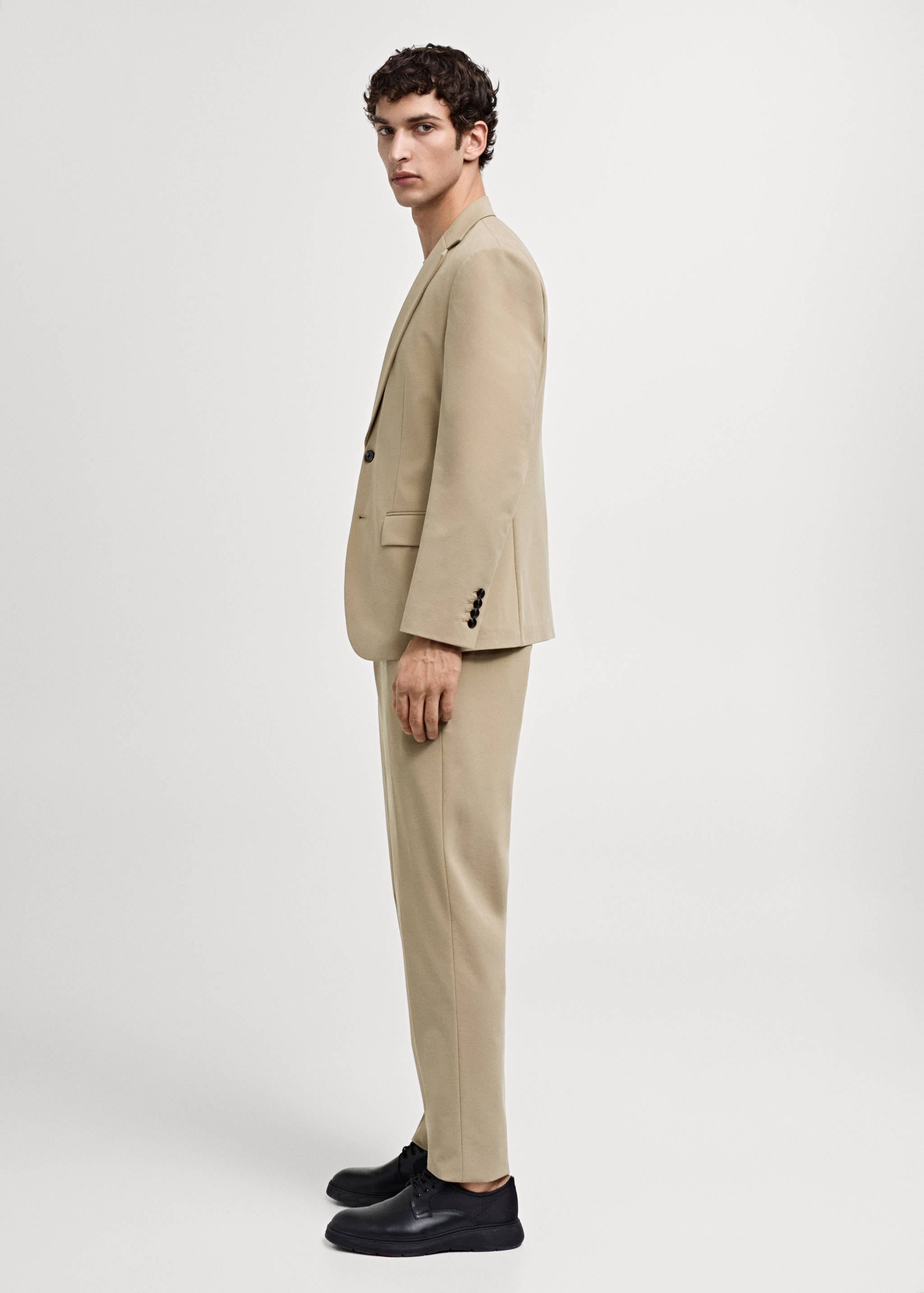 Slim-fit suit jacket - Details of the article 2