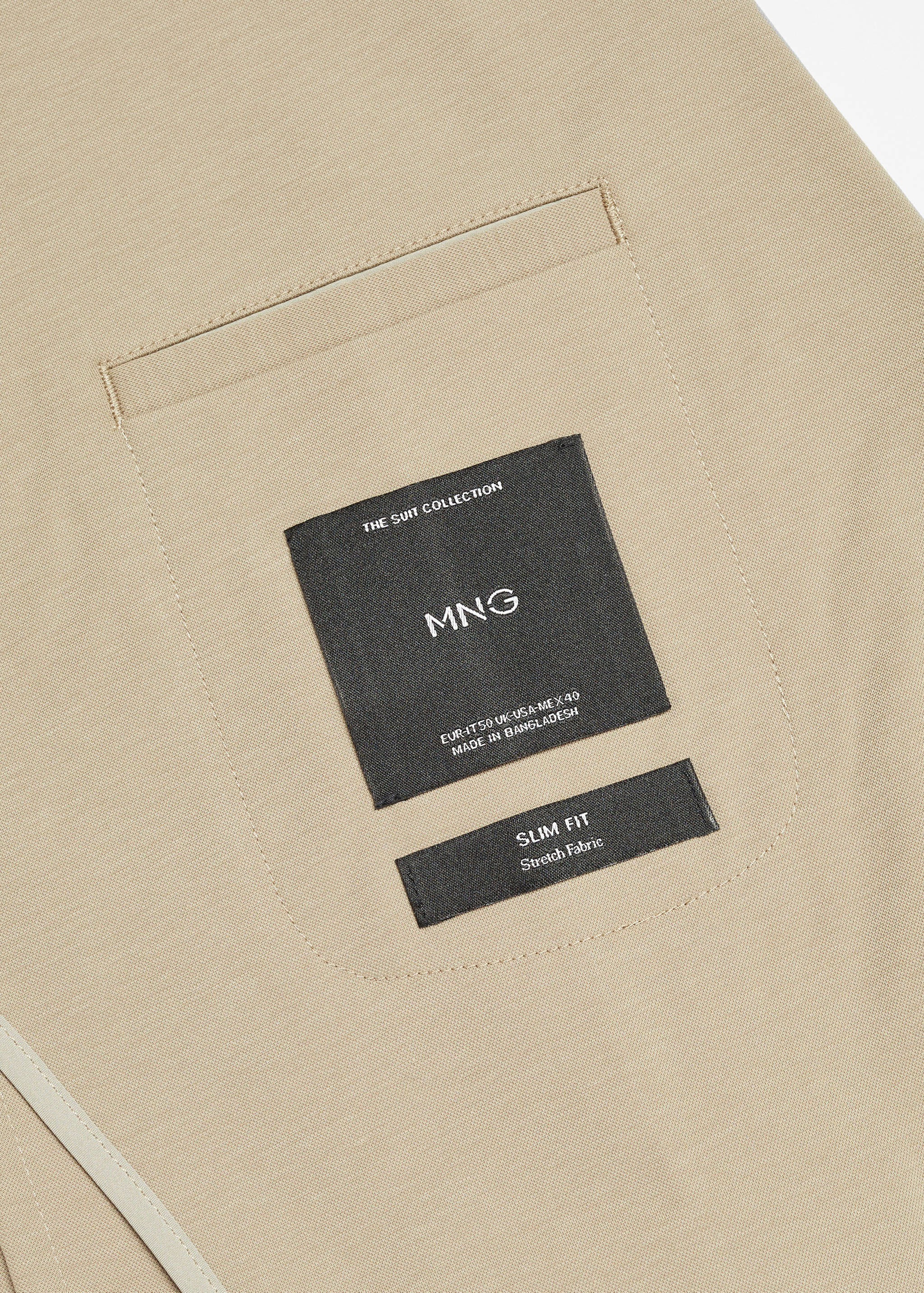 Slim-fit suit jacket - Details of the article 8