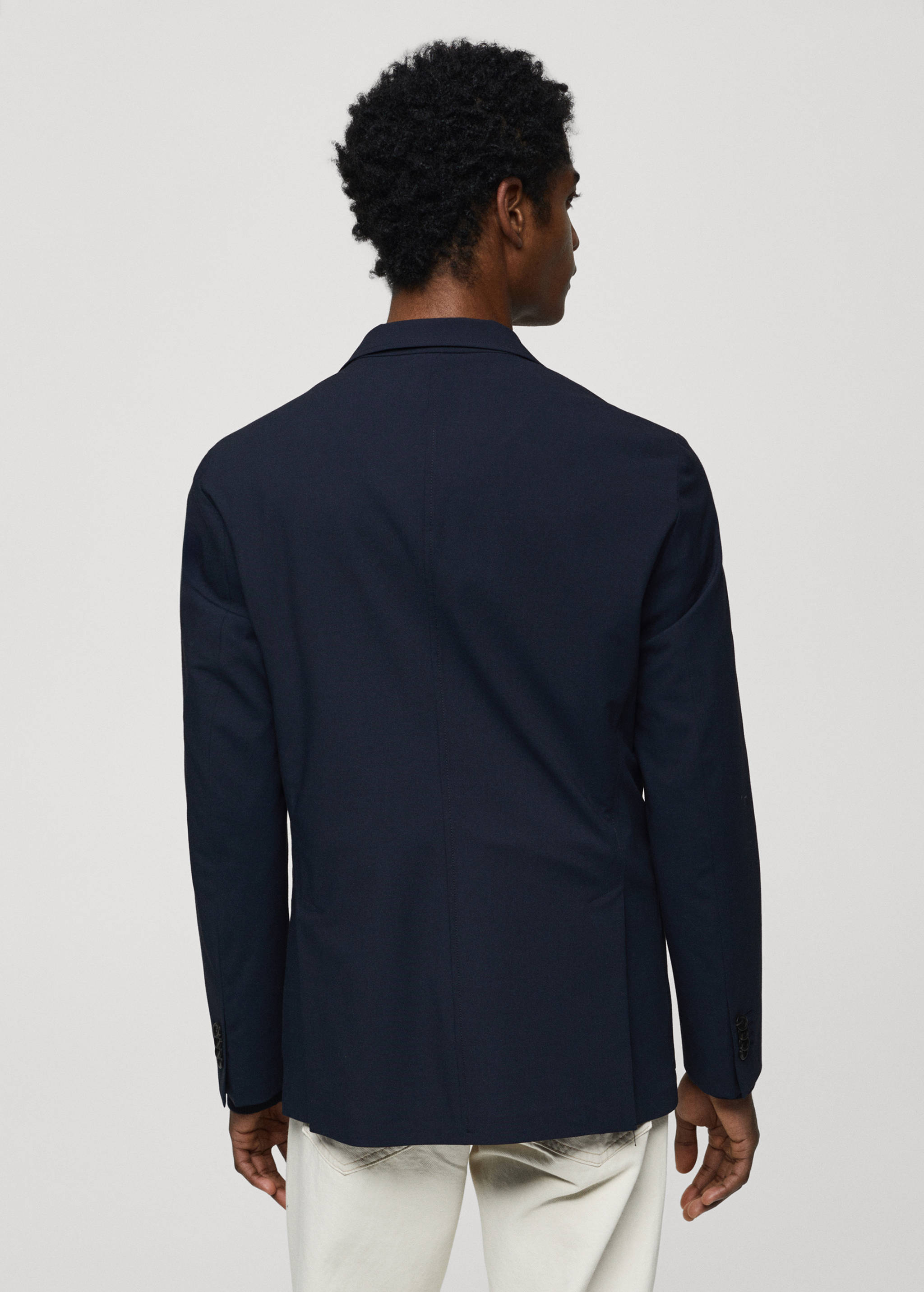 Slim-fit suit jacket - Reverse of the article