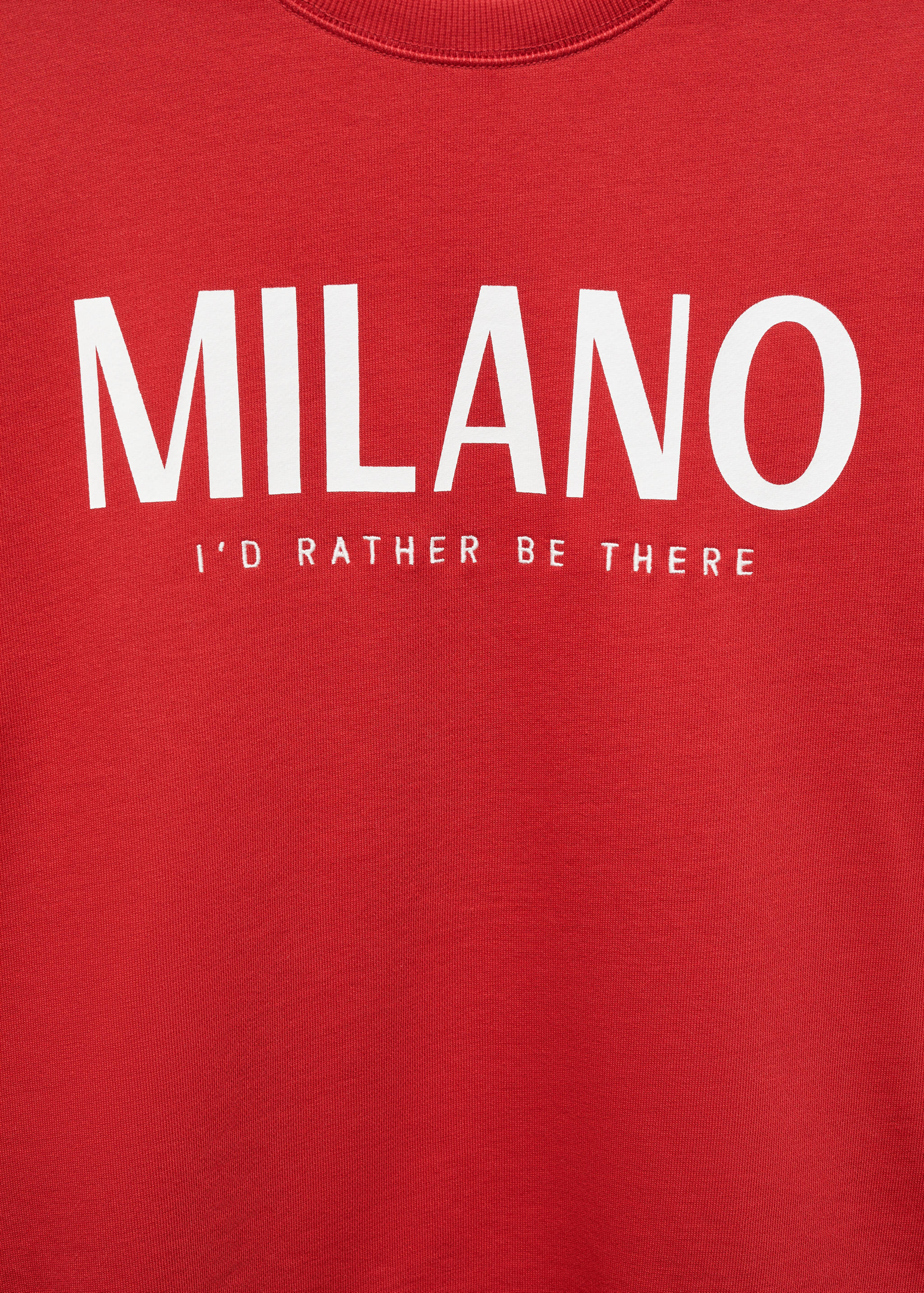 Printed message sweatshirt - Details of the article 8