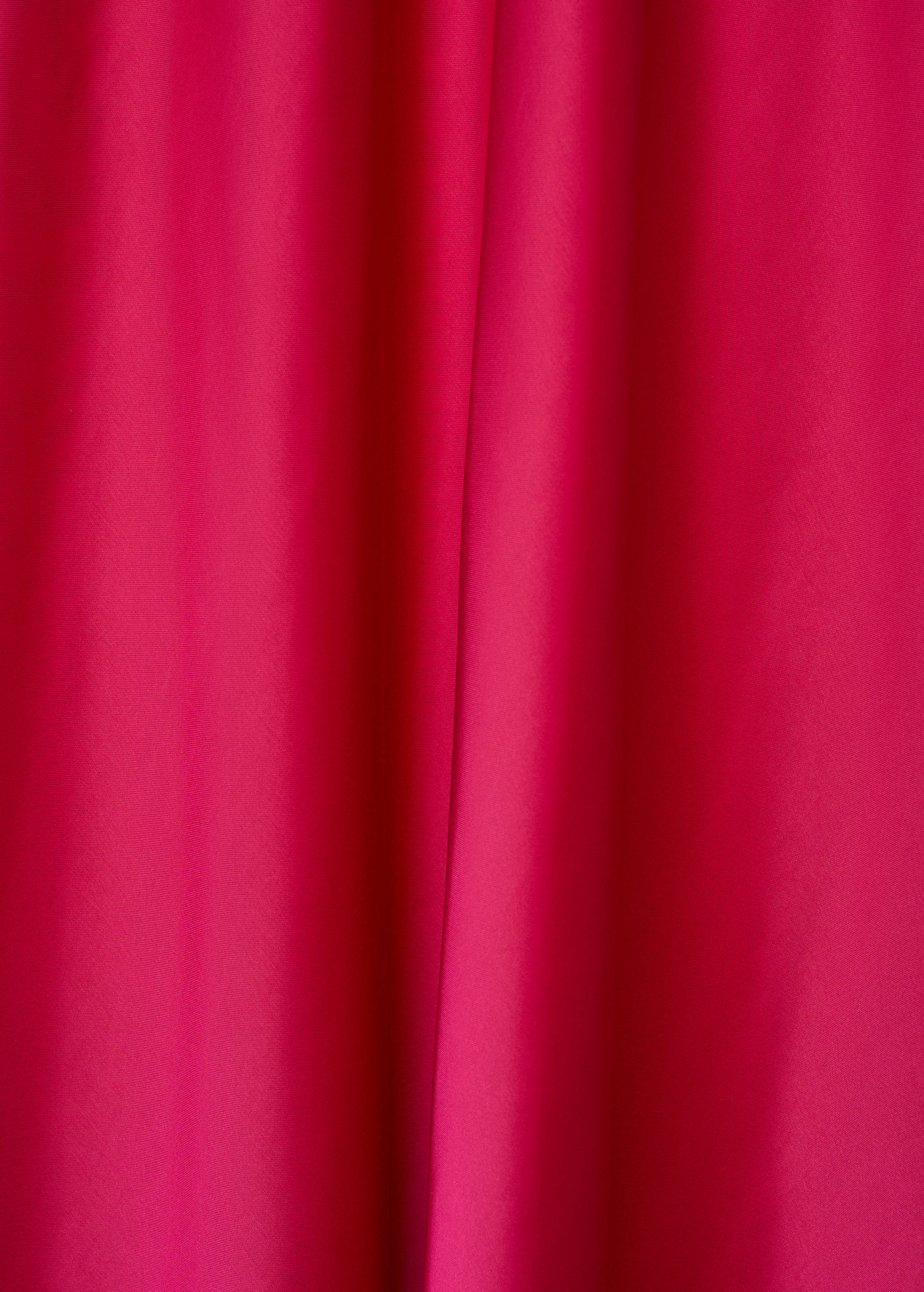 Flared-sleeve satin dress - Details of the article 8