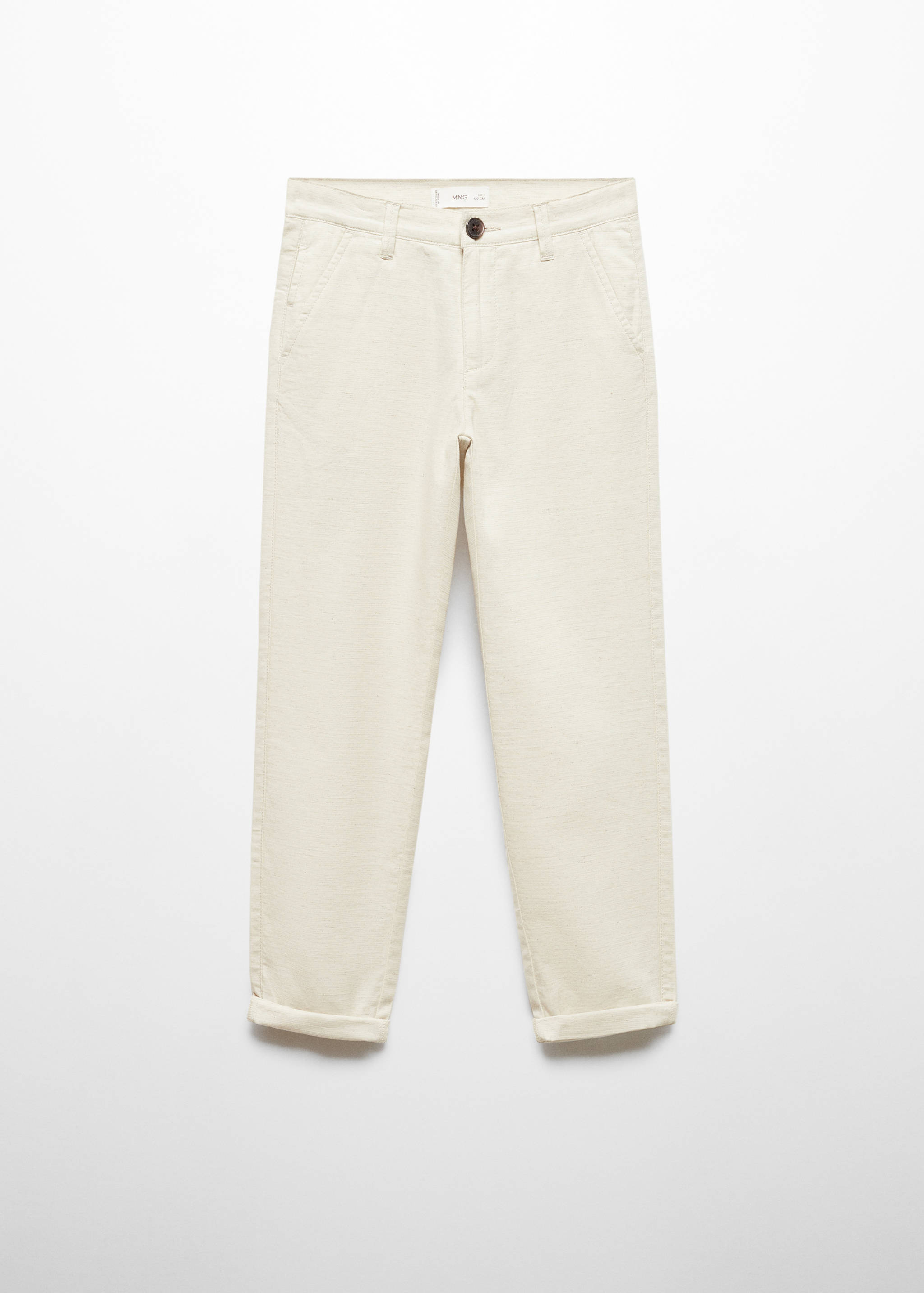 Linen chino trousers - Article without model