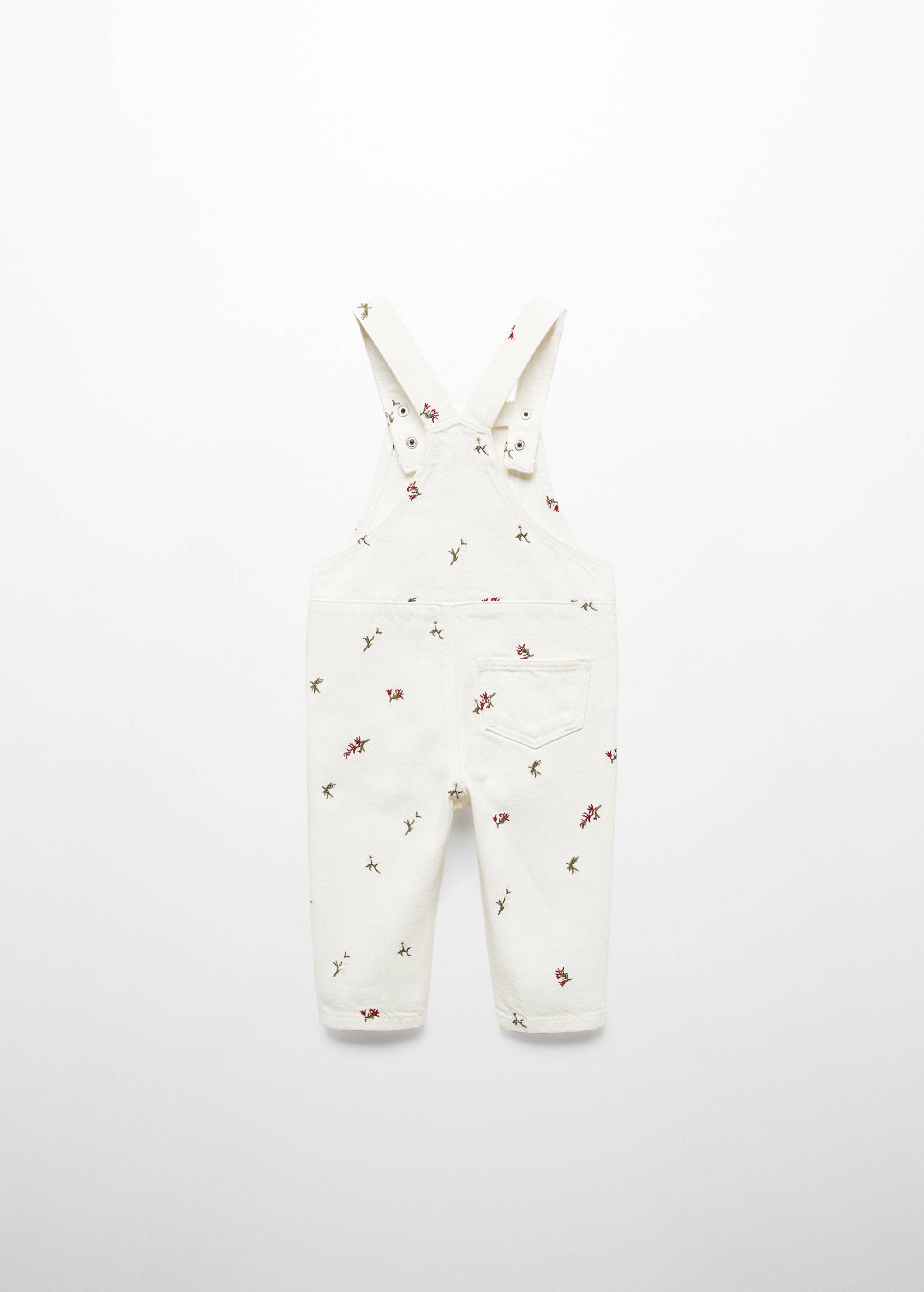 Peto vaquero bordado - Reverso del artículo