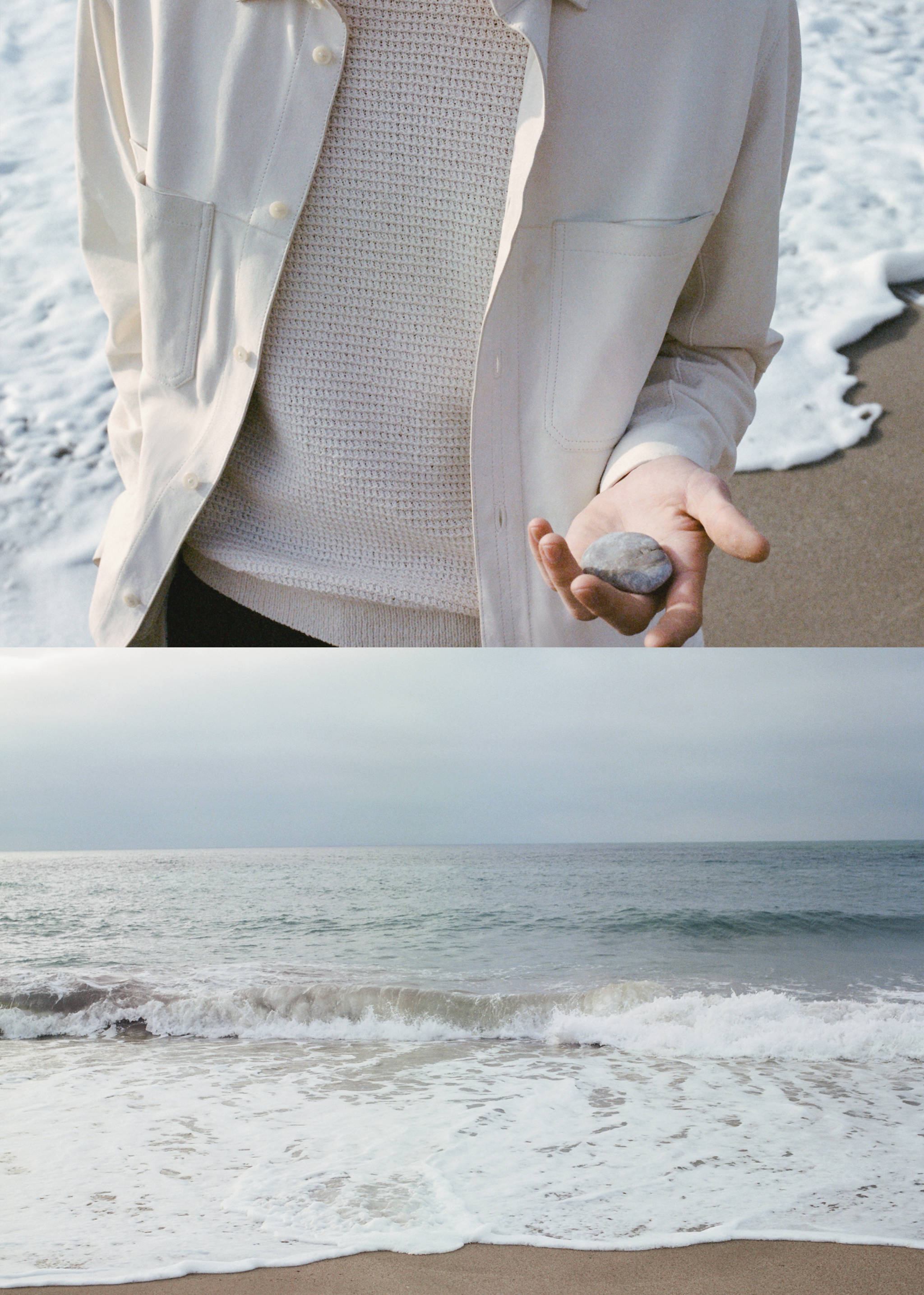 100% leather overshirt with pockets - Details of the article 6