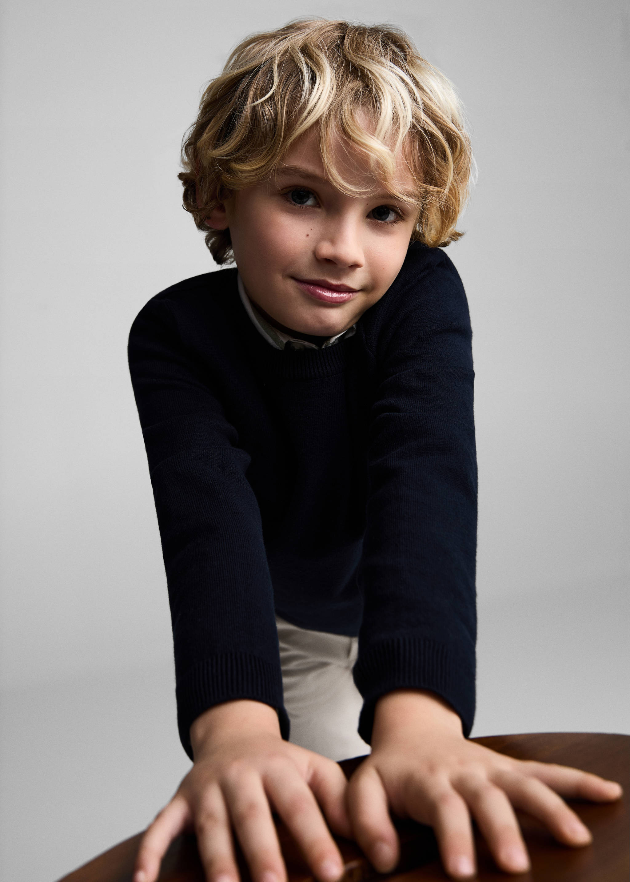 Knit cotton sweater - Details of the article 1