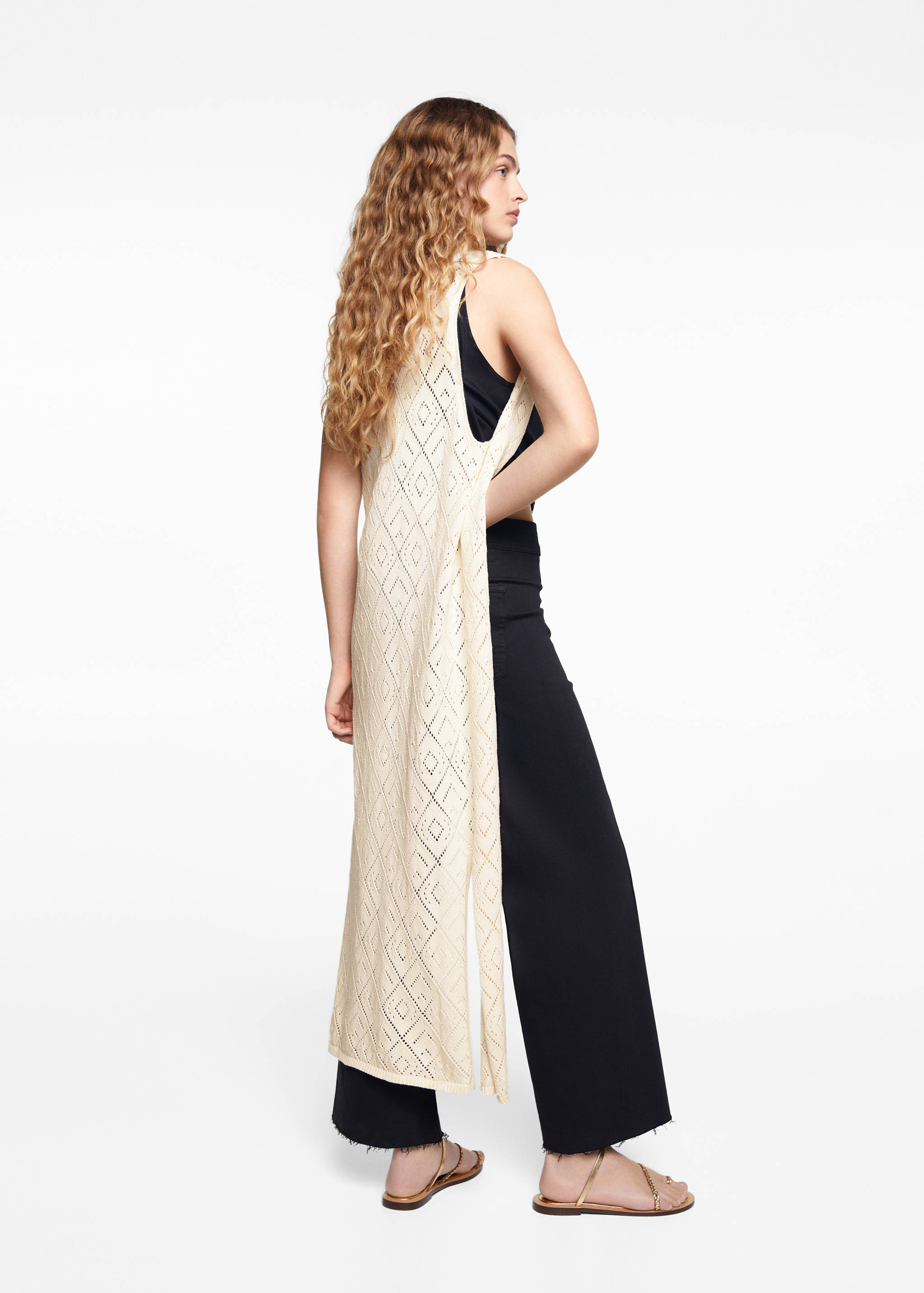 Armilla cotó brodada - Revers de l'article