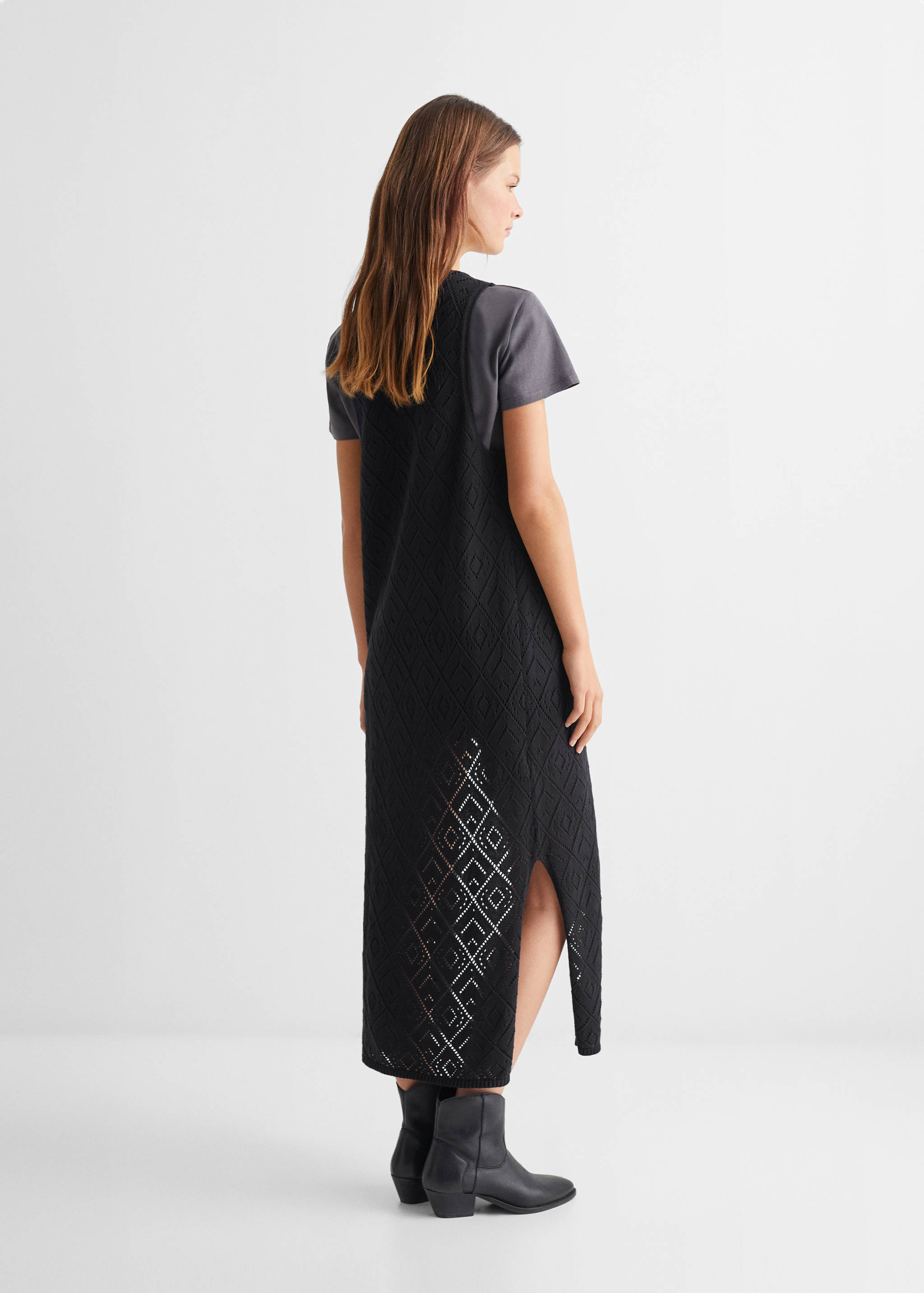 Armilla cotó brodada - Revers de l'article