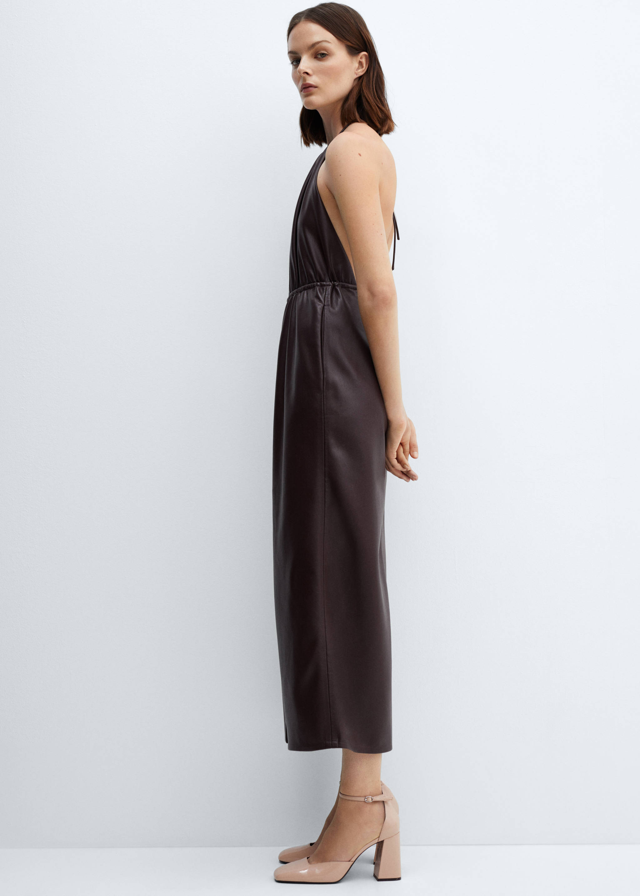 Patent-effect stiletto-heel shoes - General plane