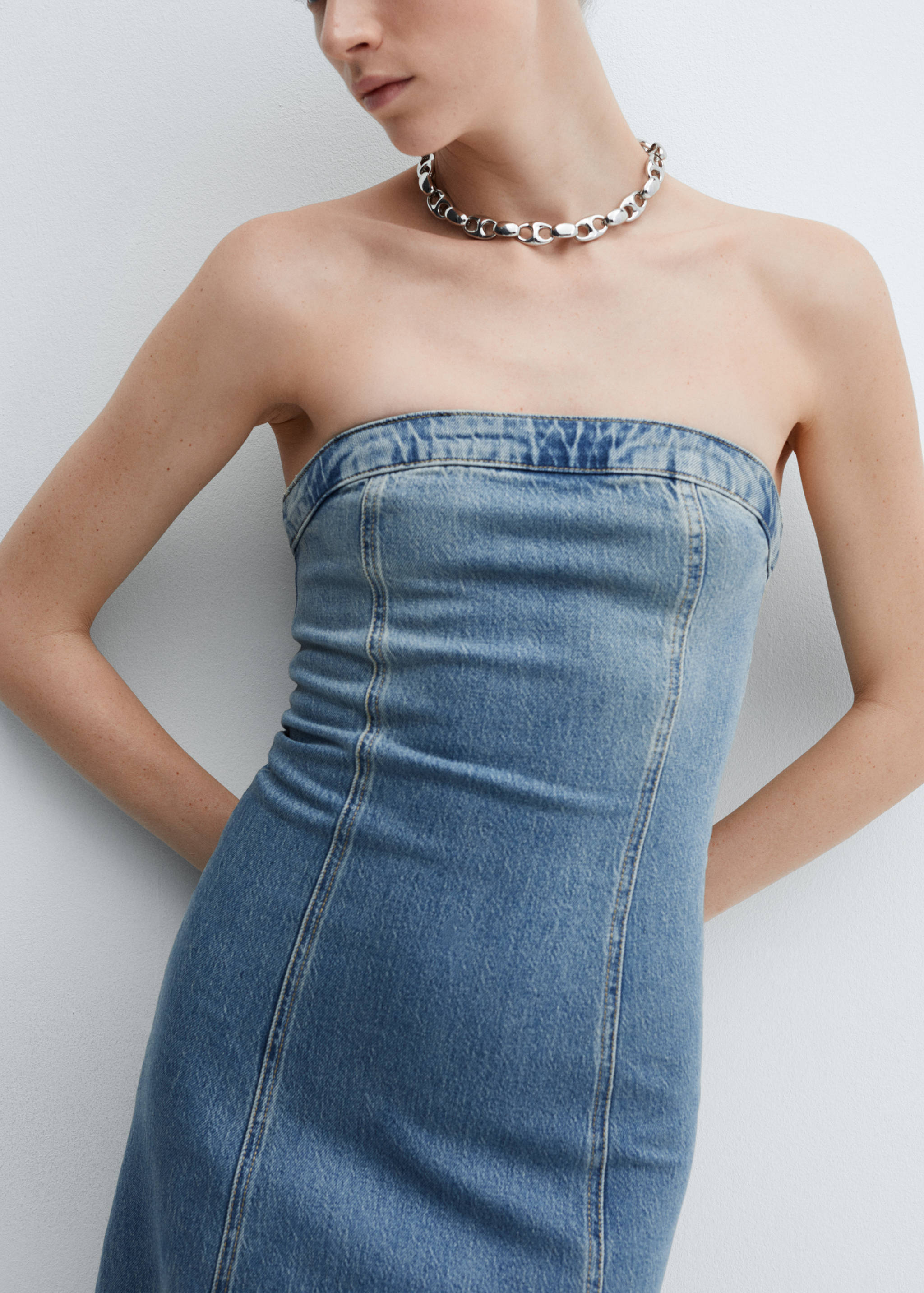 Robe bustier en jean - Détail de l'article 4