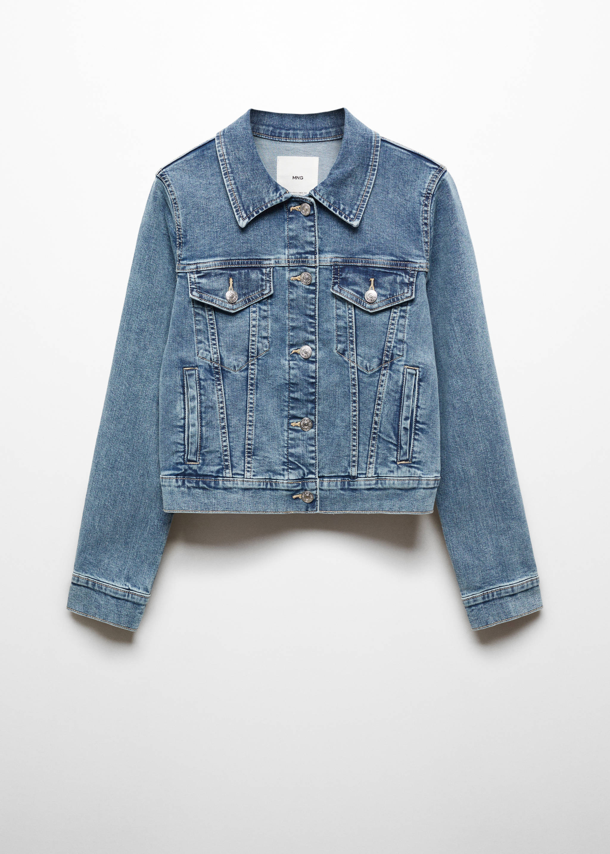 Pocketed denim jacket - Article without model