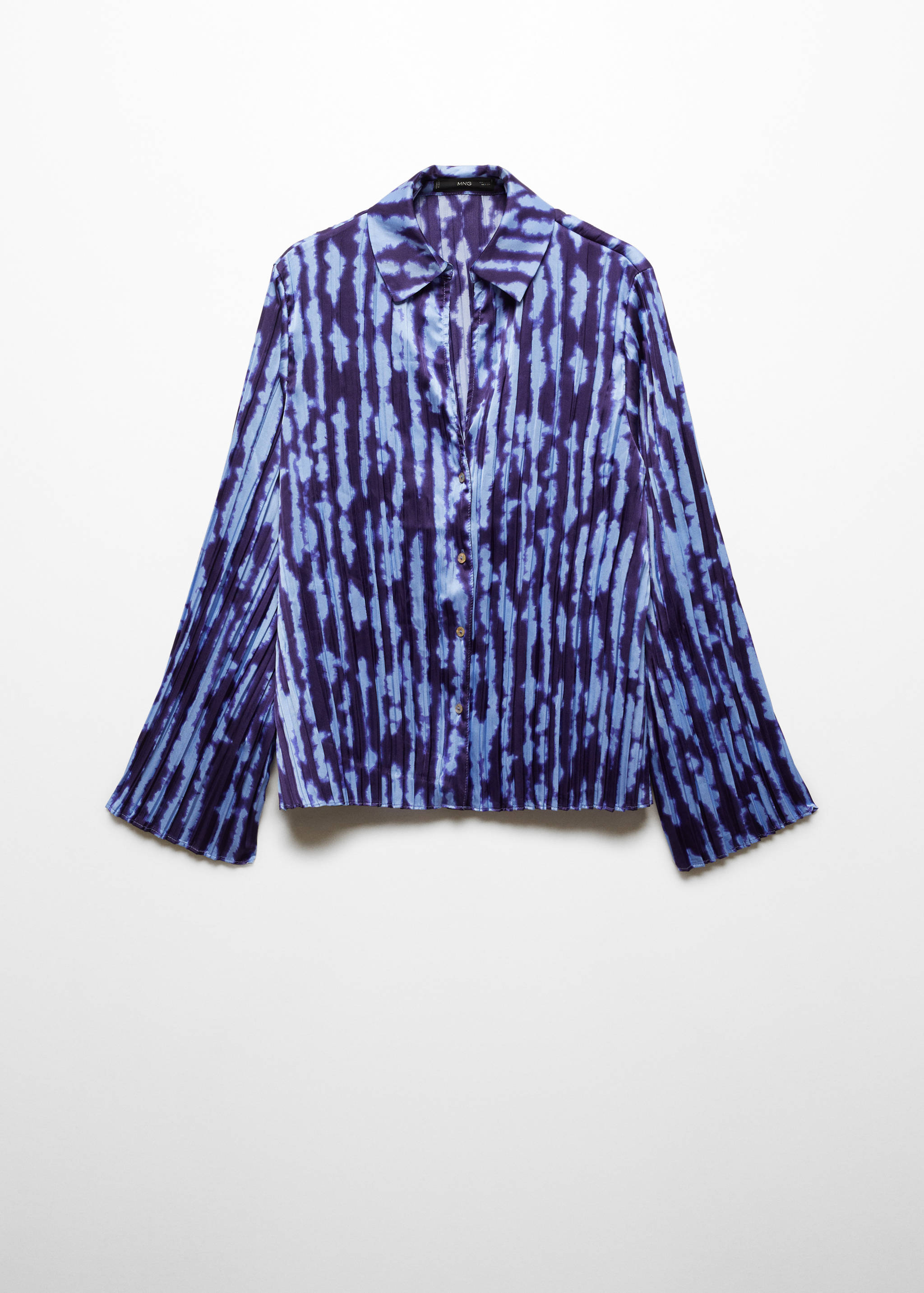 Printed shirred shirt - Article without model