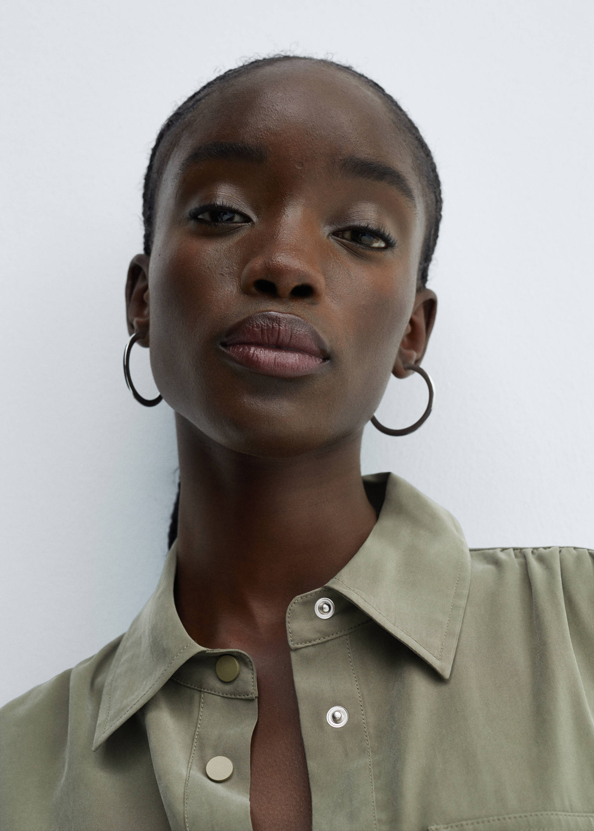 Cargo jumpsuit with pockets - Details of the article 1