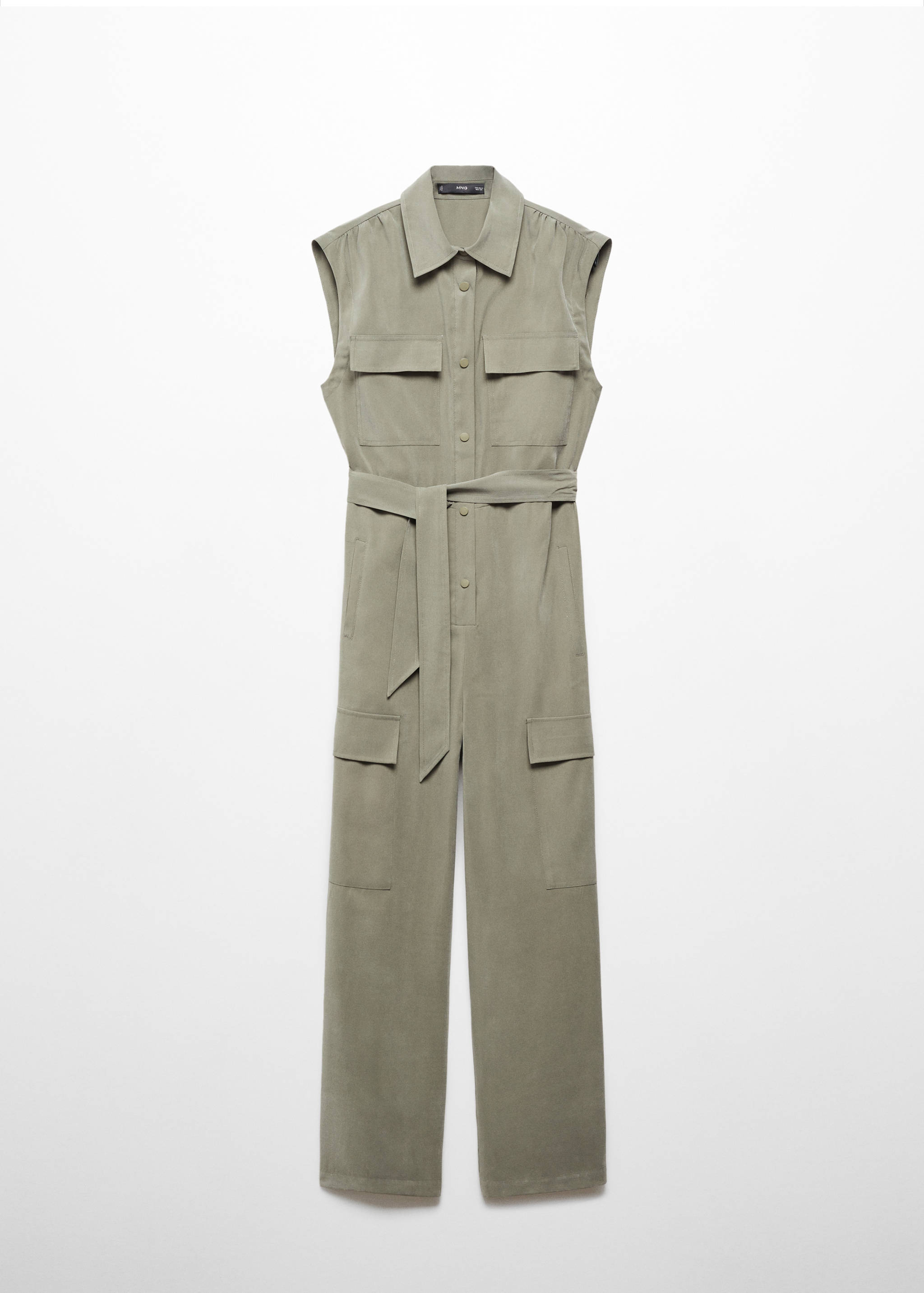 Cargo jumpsuit with pockets - Article without model