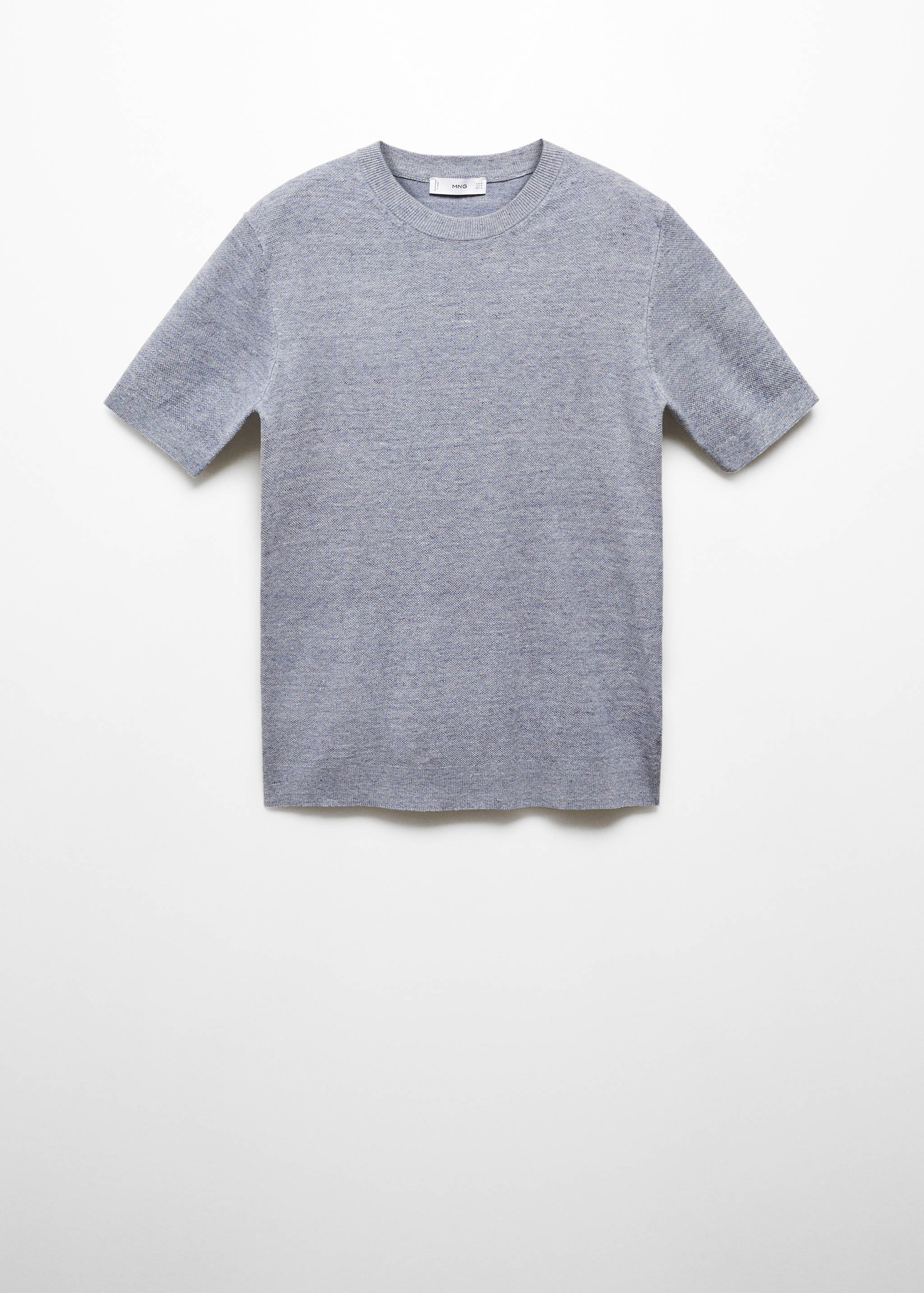 T-shirt maille coton structuré - Article sans modèle