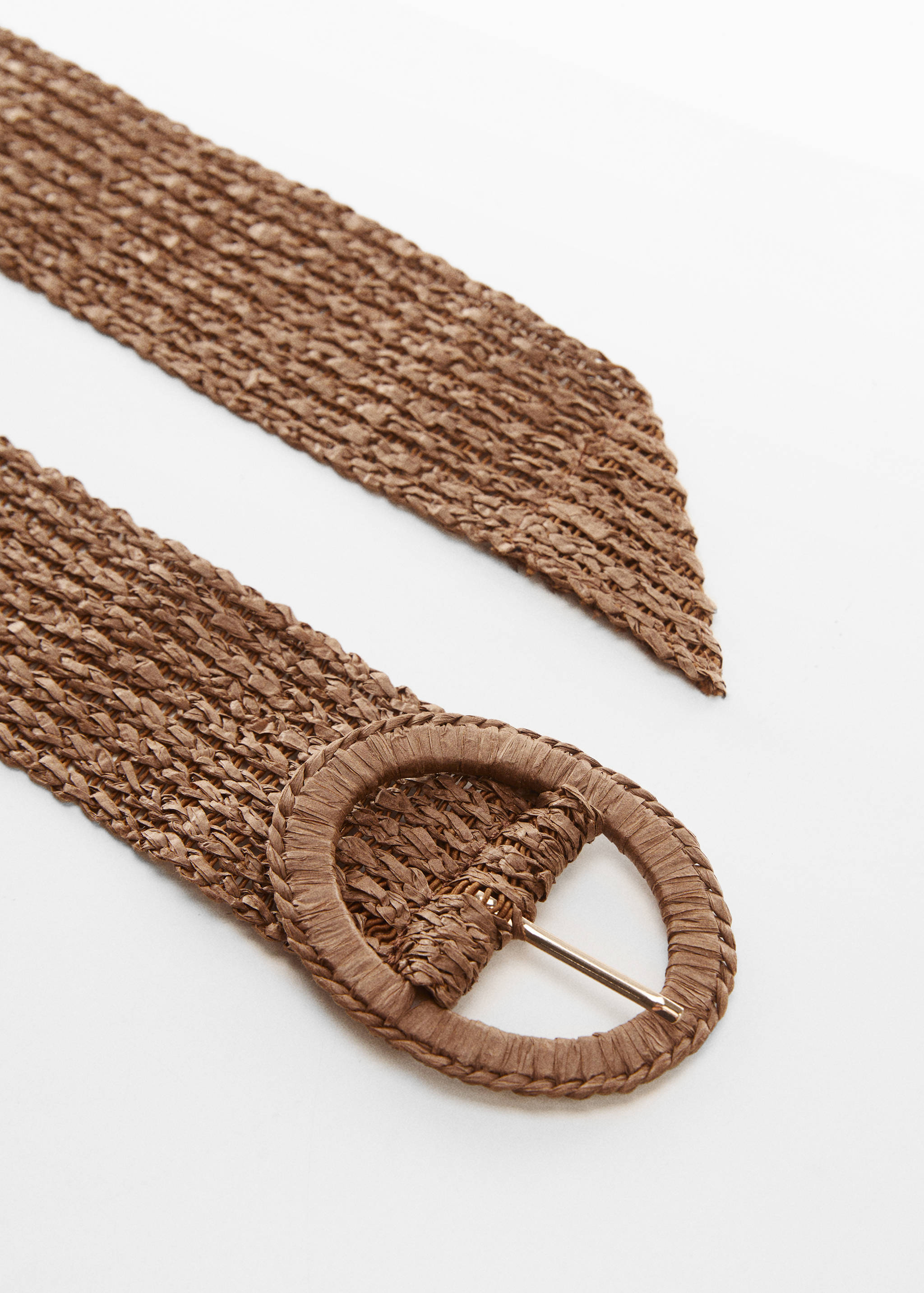 Ceinture boucle raphia - Plan moyen