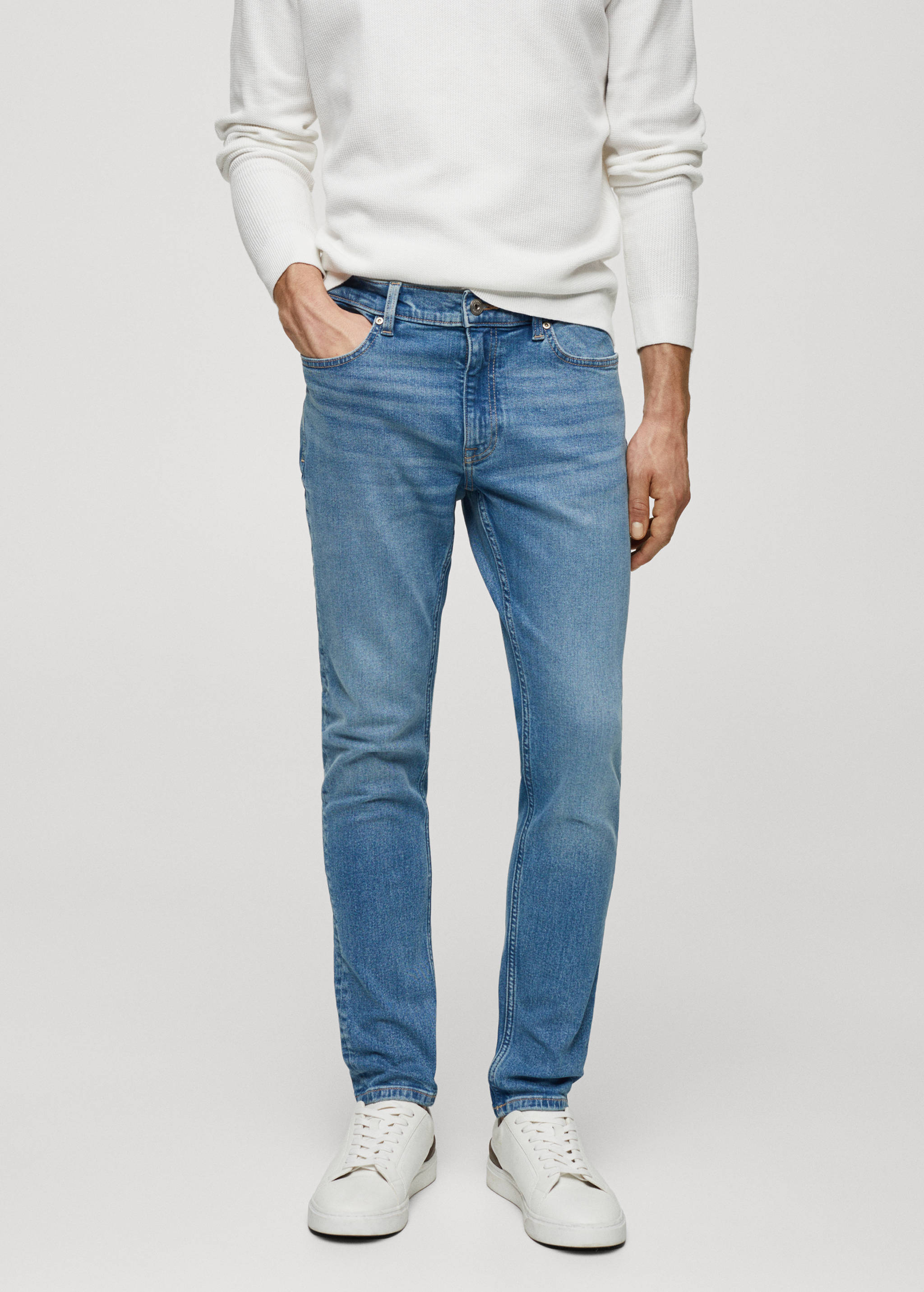 Skinny-fit jeans - Medium plane