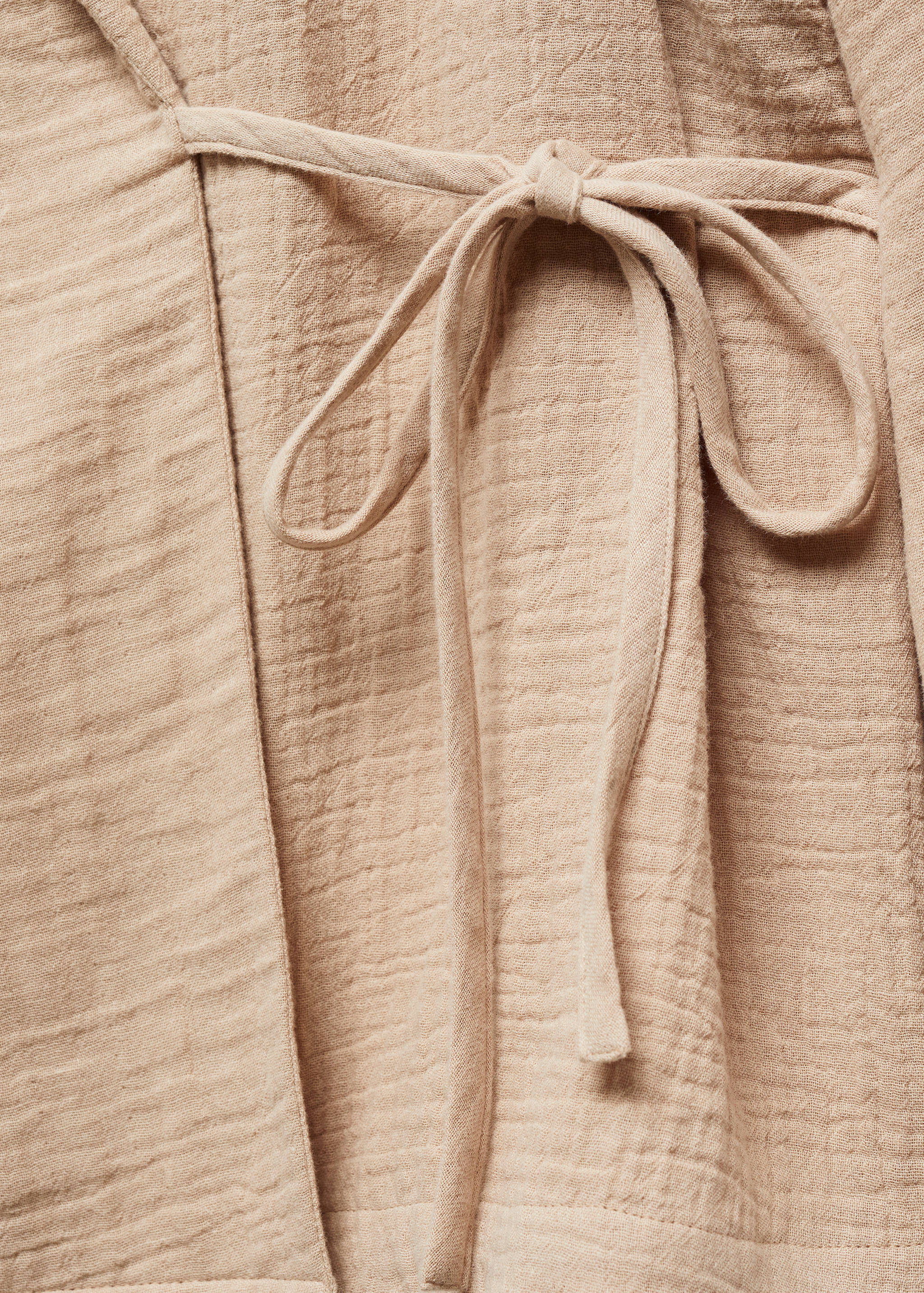 Cotton gauze pyjama shirt - Details of the article 8