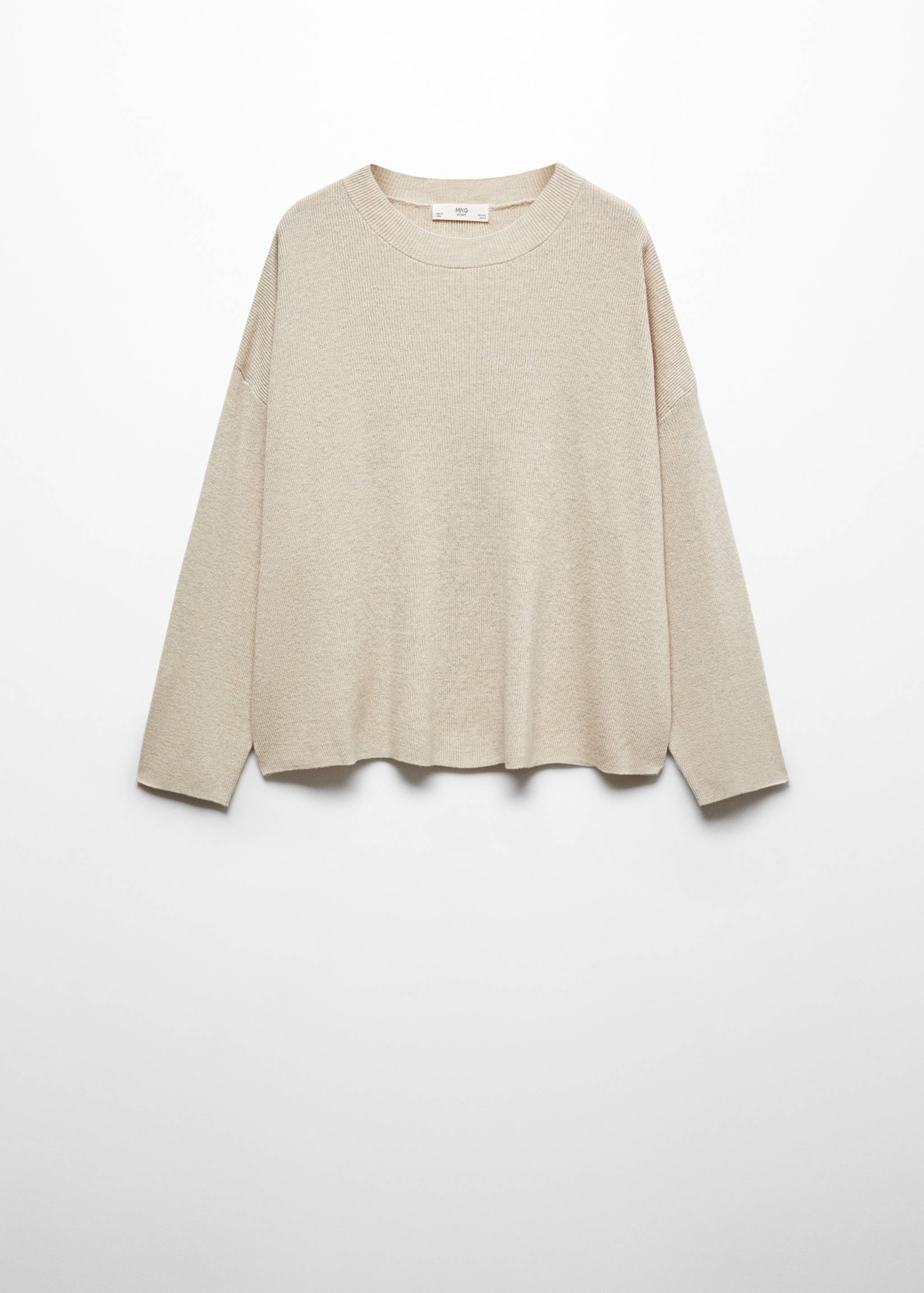 Gebreide trui met ronde hals - Artikel zonder model