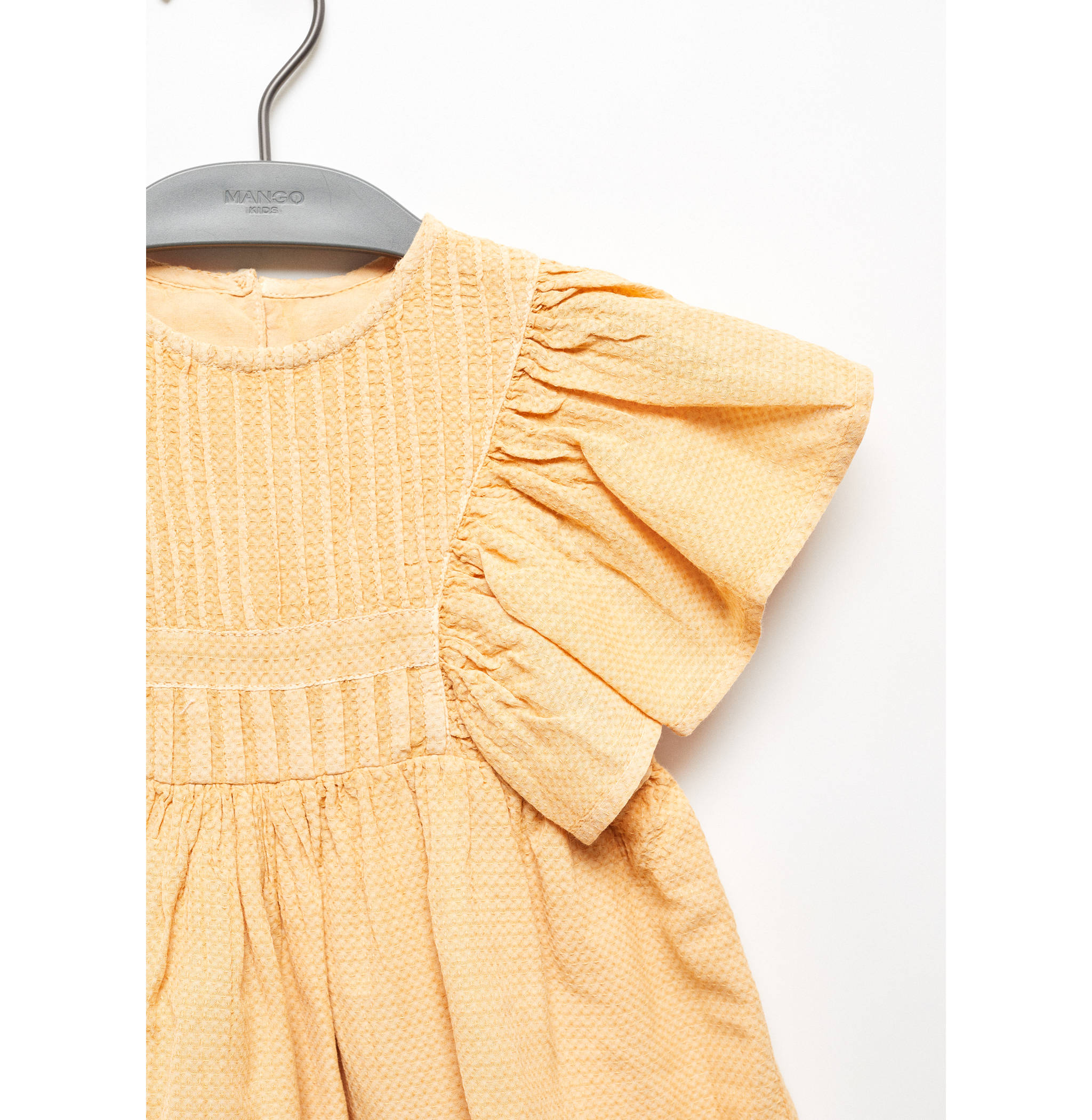Mit Naturfarbstoff gefärbtes Rüschenkleid - Detail des Artikels 8