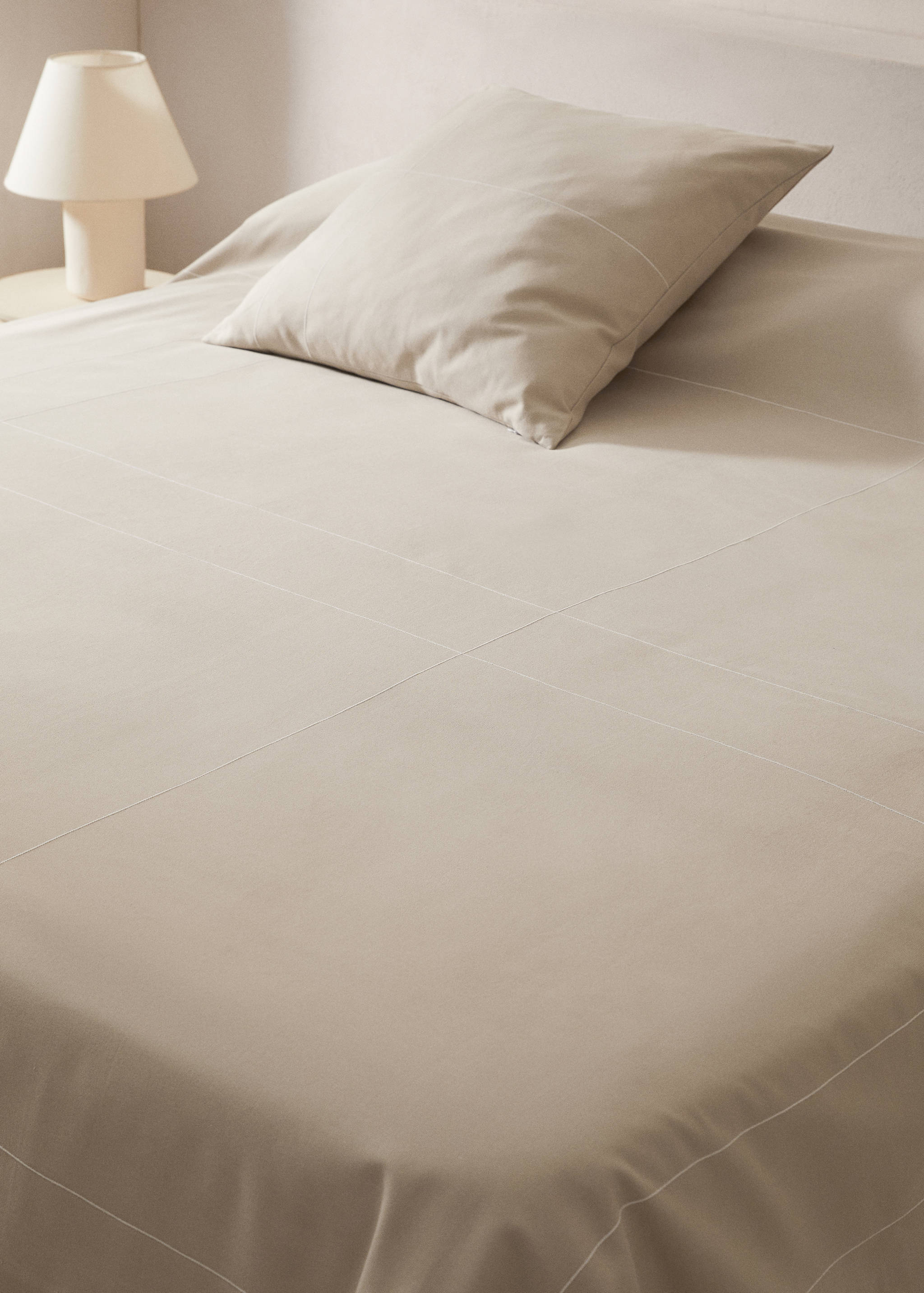 İşlemeli çizgili pamuklu yorgan - Ürün detayı 8