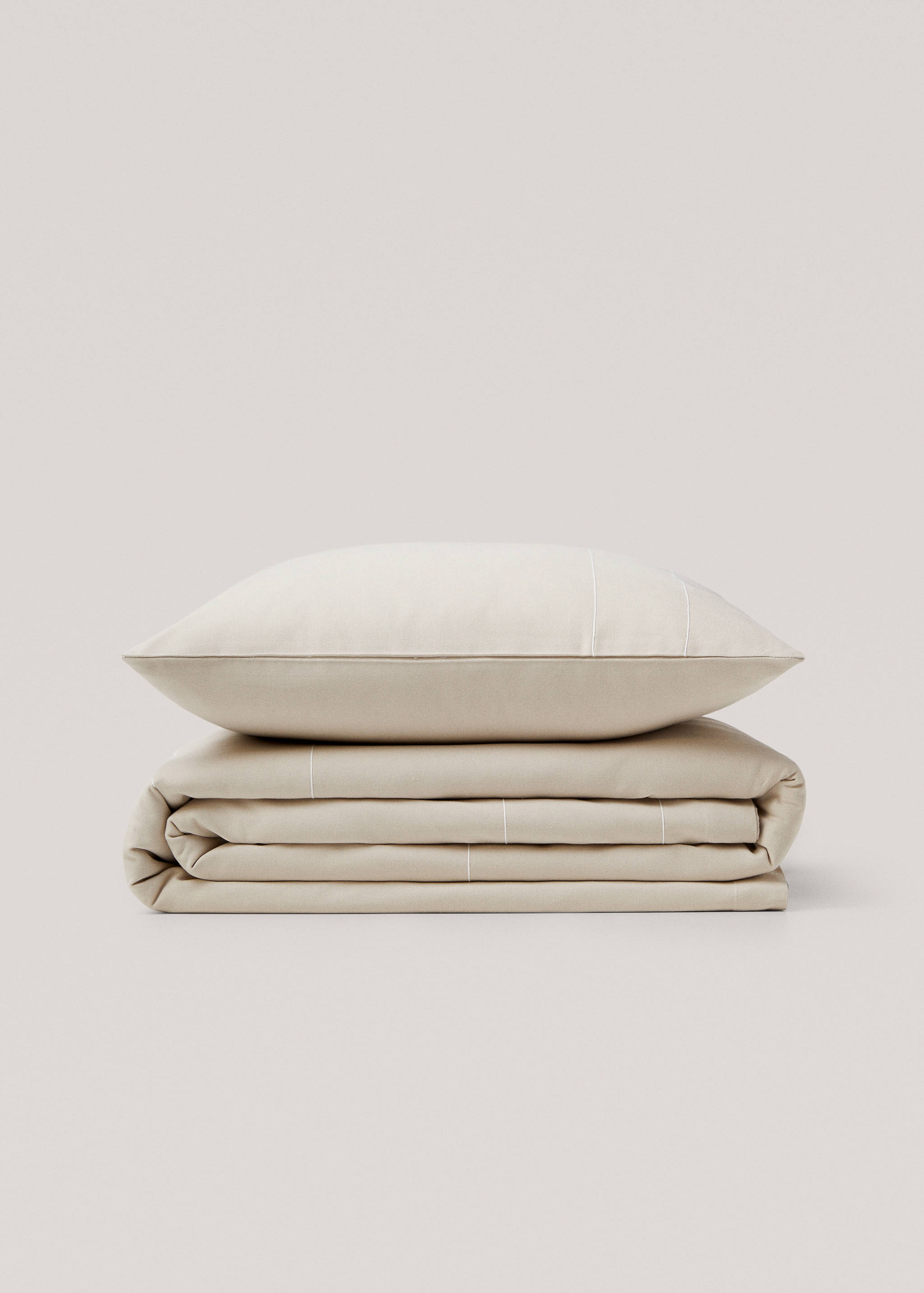 İşlemeli çizgili pamuklu yorgan - Ürün detayı 3