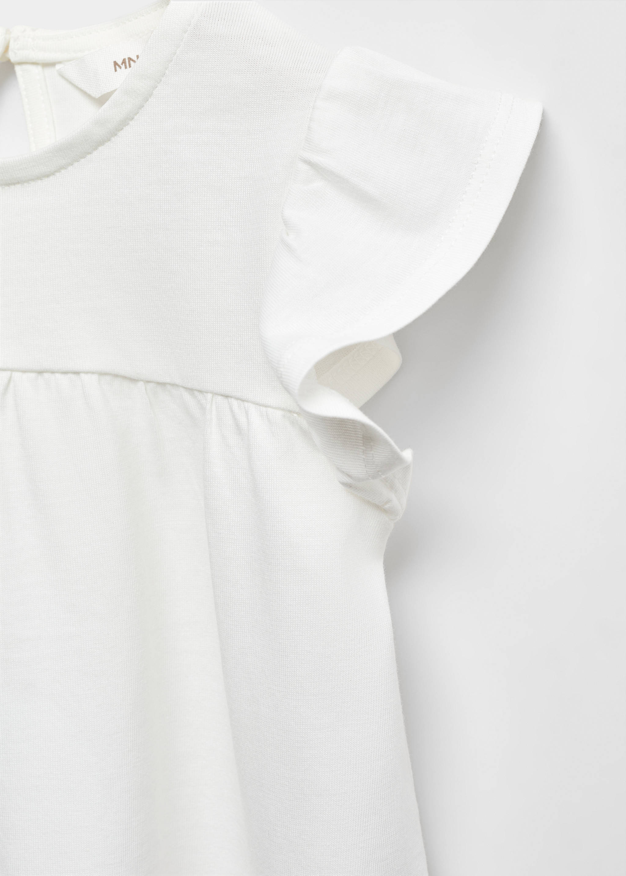 T-Shirt mit bestickten Volants - Detail des Artikels 0