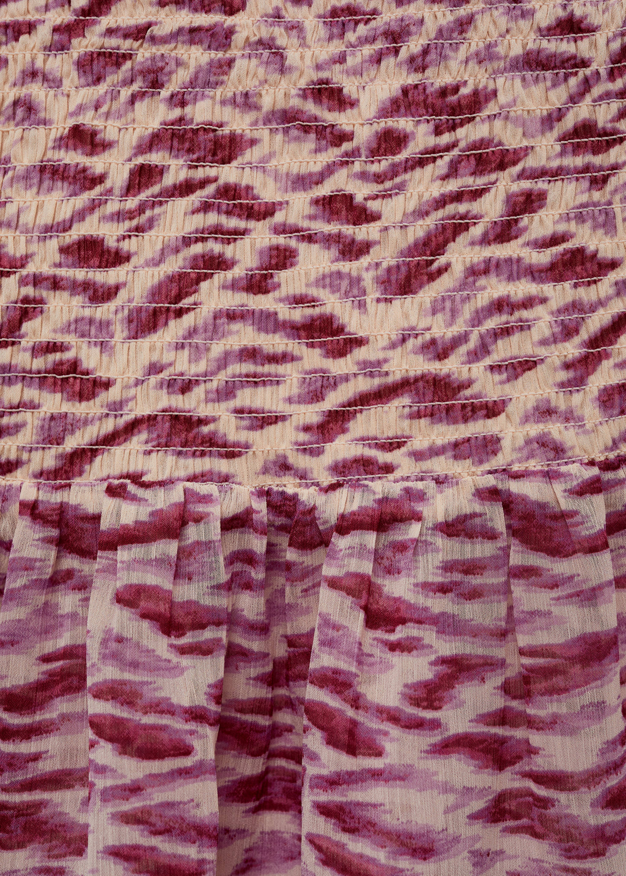 فستان مطبوع بأشكال حيوانات - تفاصيل المنتج 8