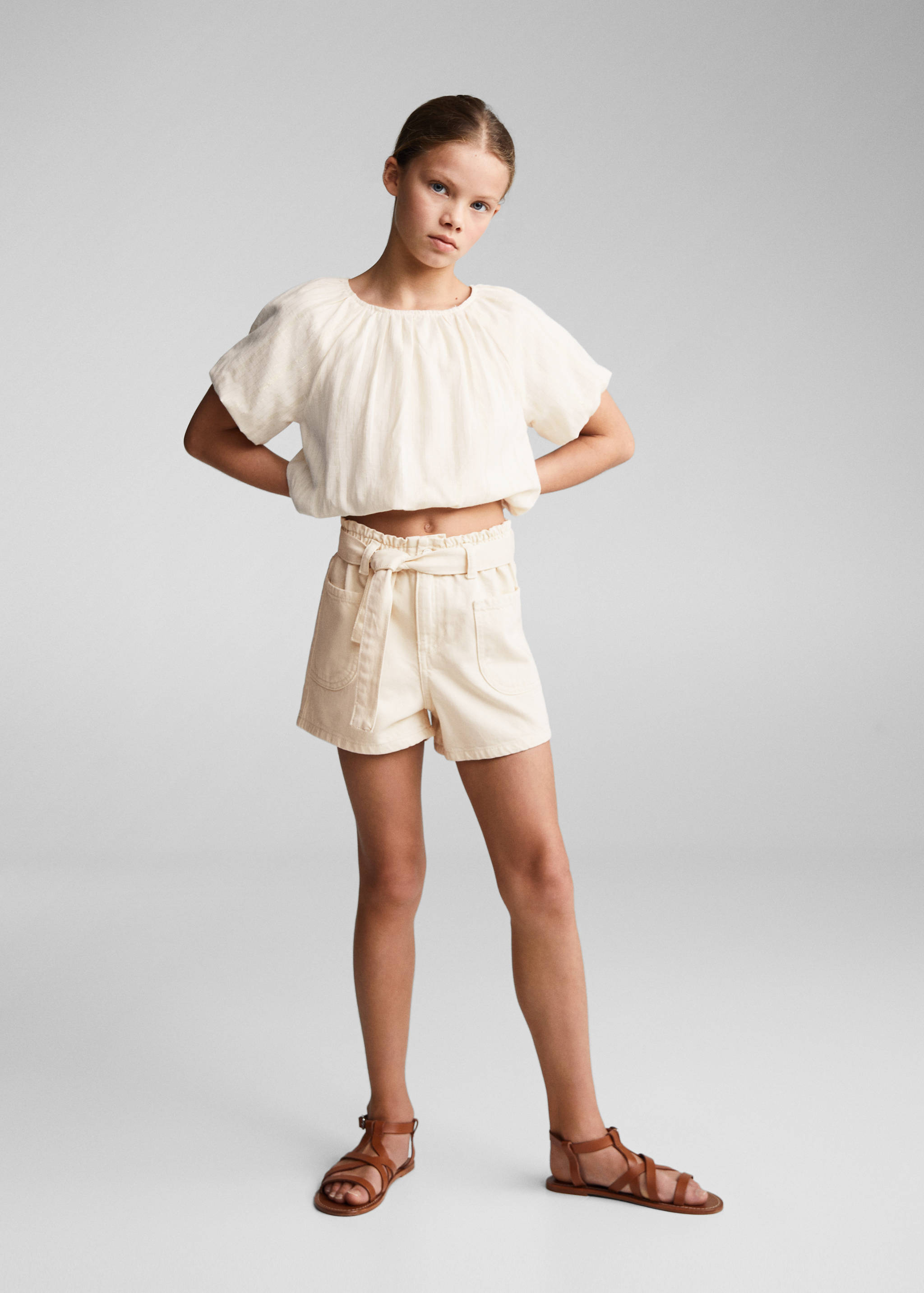 Blusa lúrex rayas - Plano general