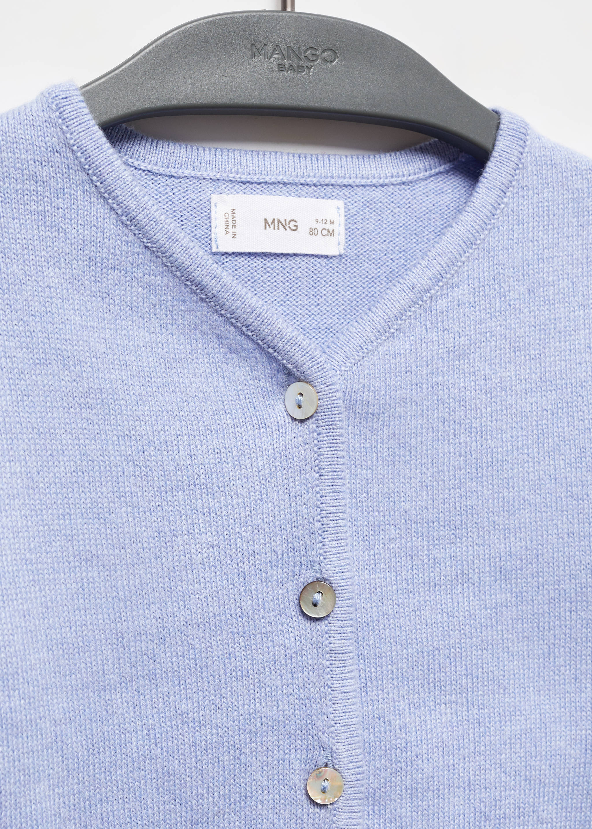 Buttoned cotton cardigan - Details of the article 8