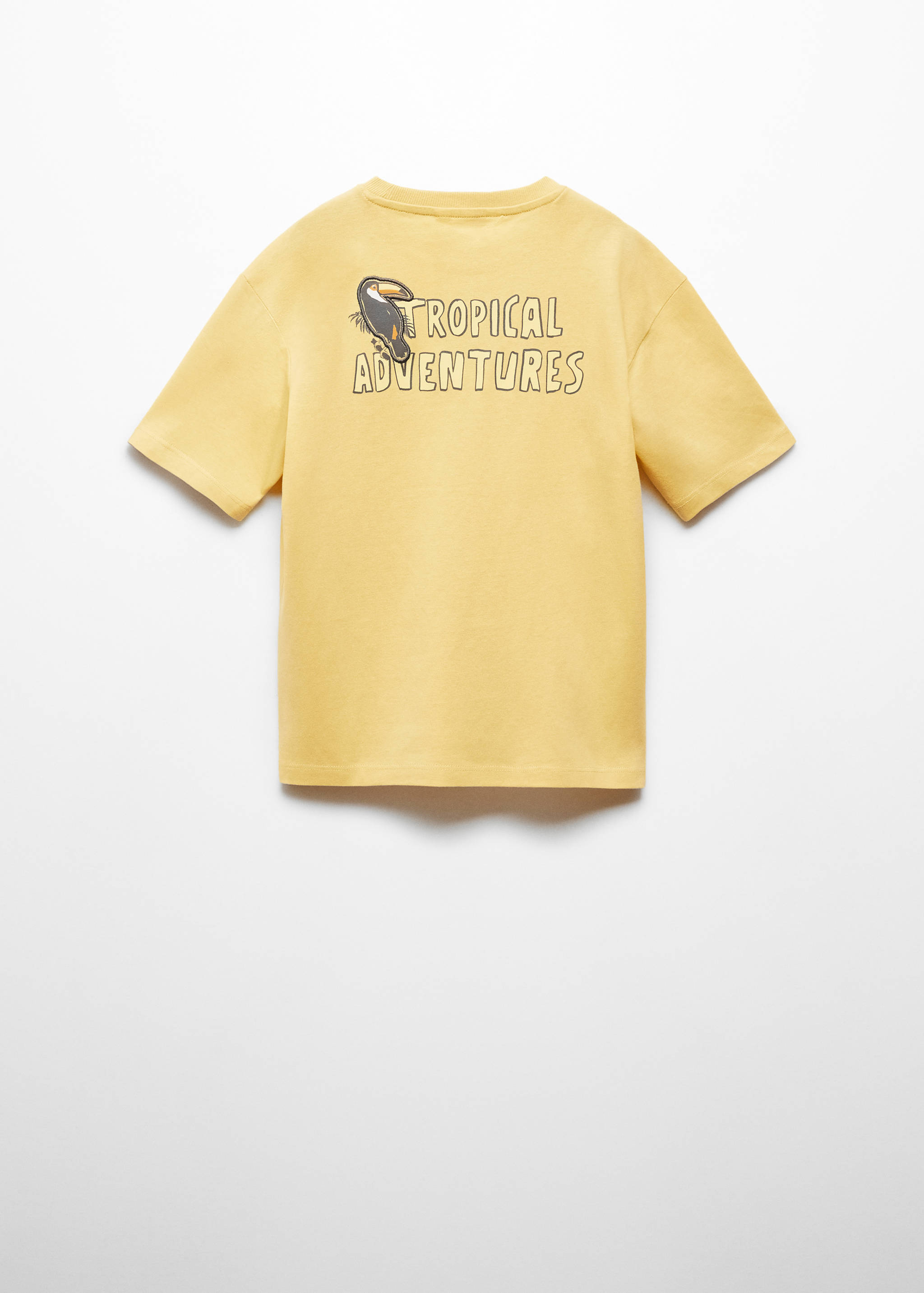 Camiseta mensaje estampado - Reverso del artículo
