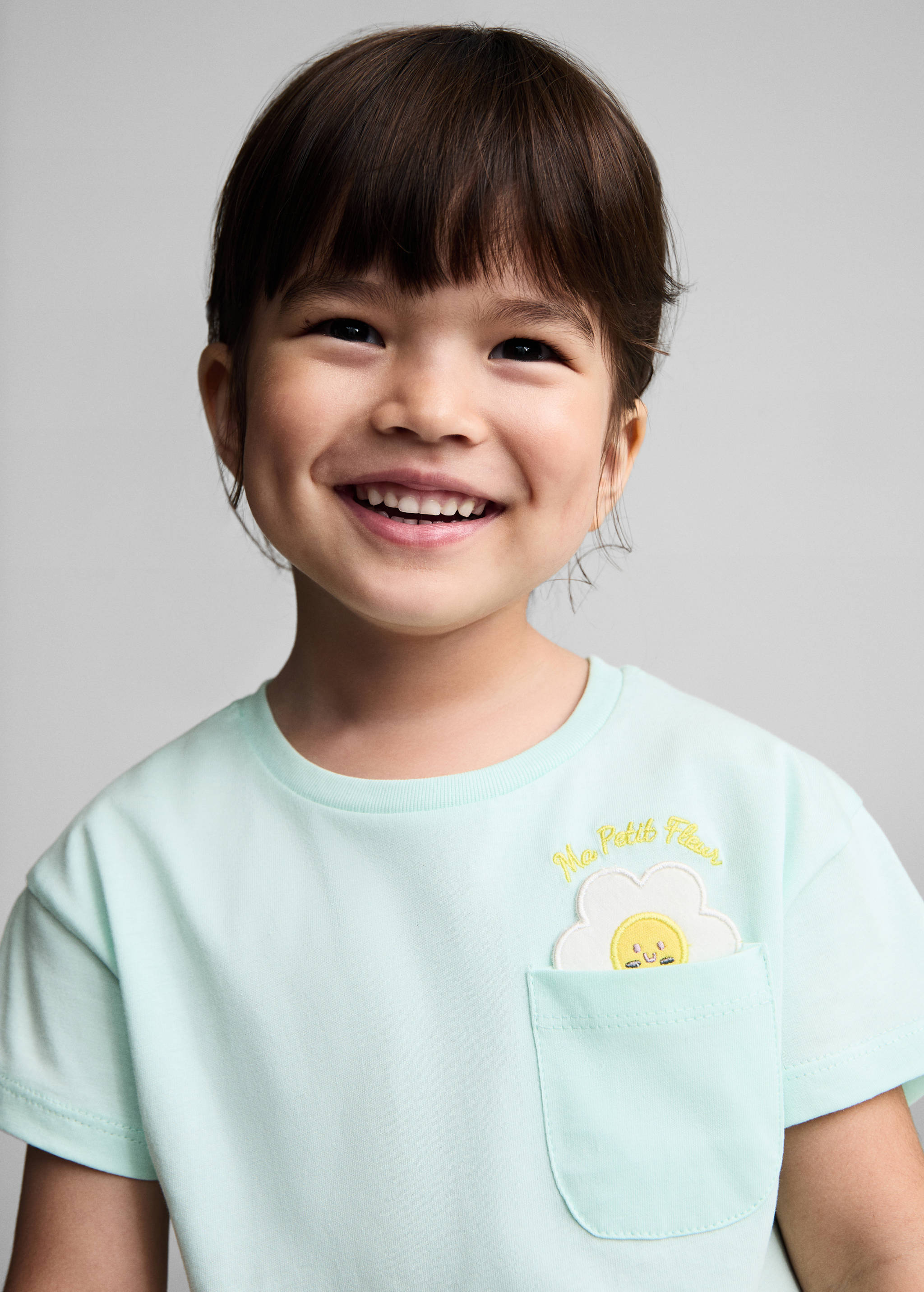 Camiseta algodón detalle bordado - Detalle del artículo 1