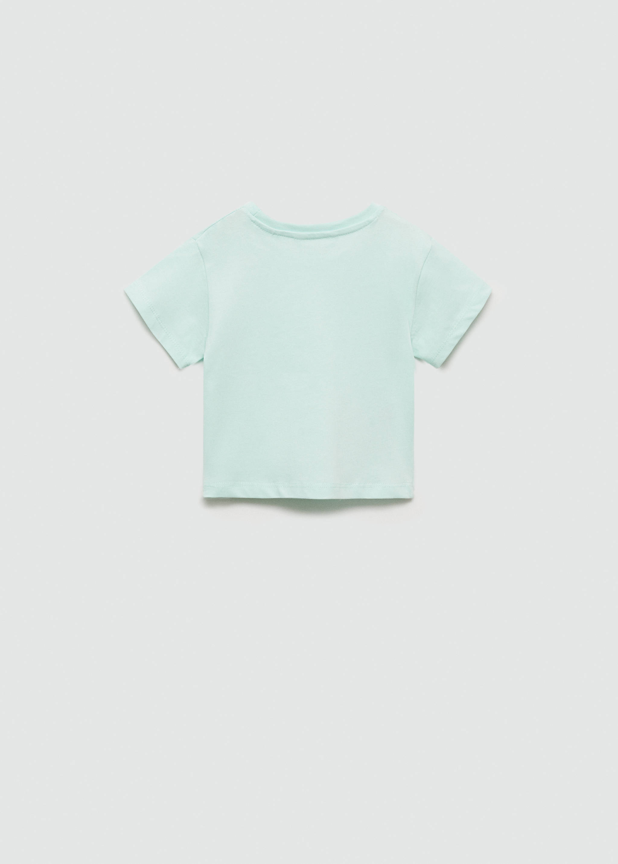 Camiseta algodón detalle bordado - Reverso del artículo