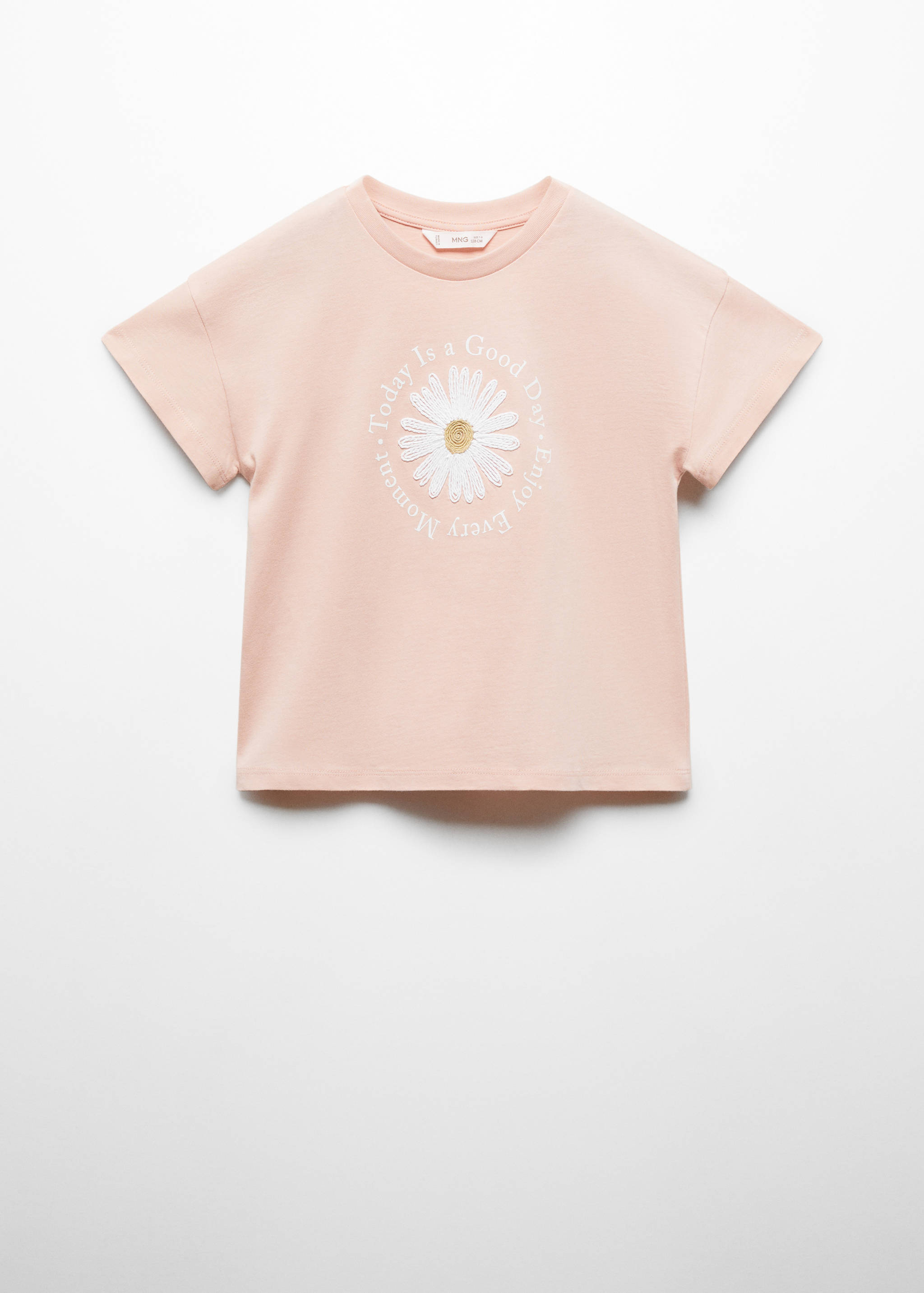 Camiseta flores relieve - Artículo sin modelo