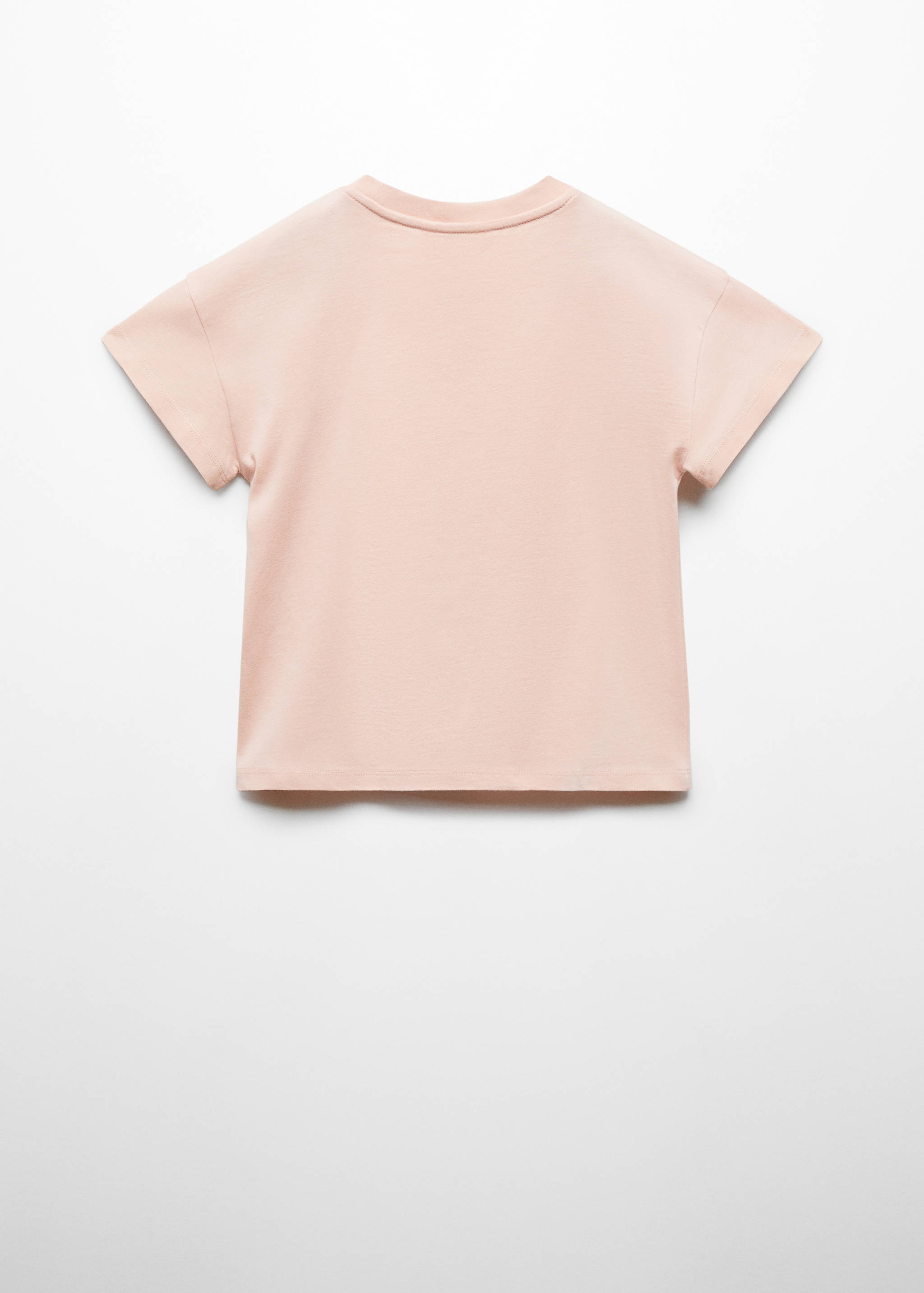 Camiseta flores relieve - Reverso del artículo