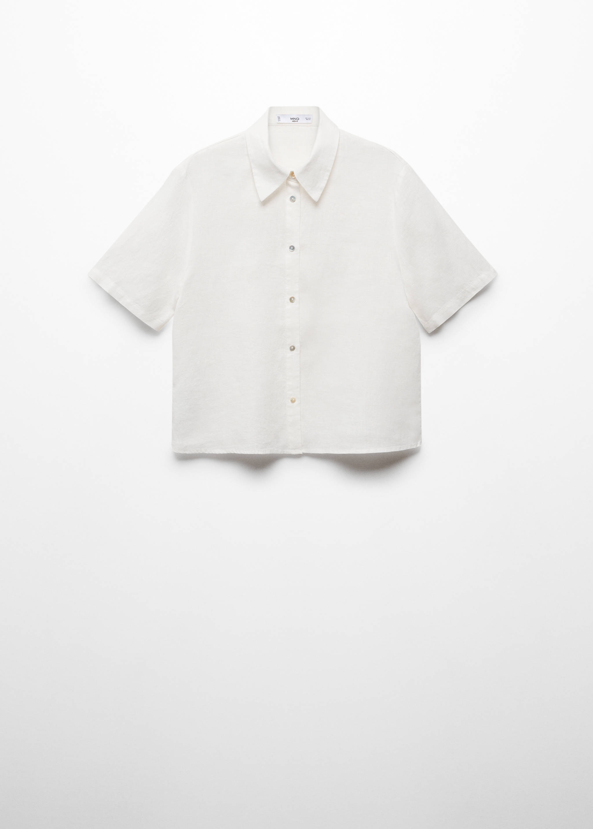 Пижамная рубашка изо льна - Изделие без модели