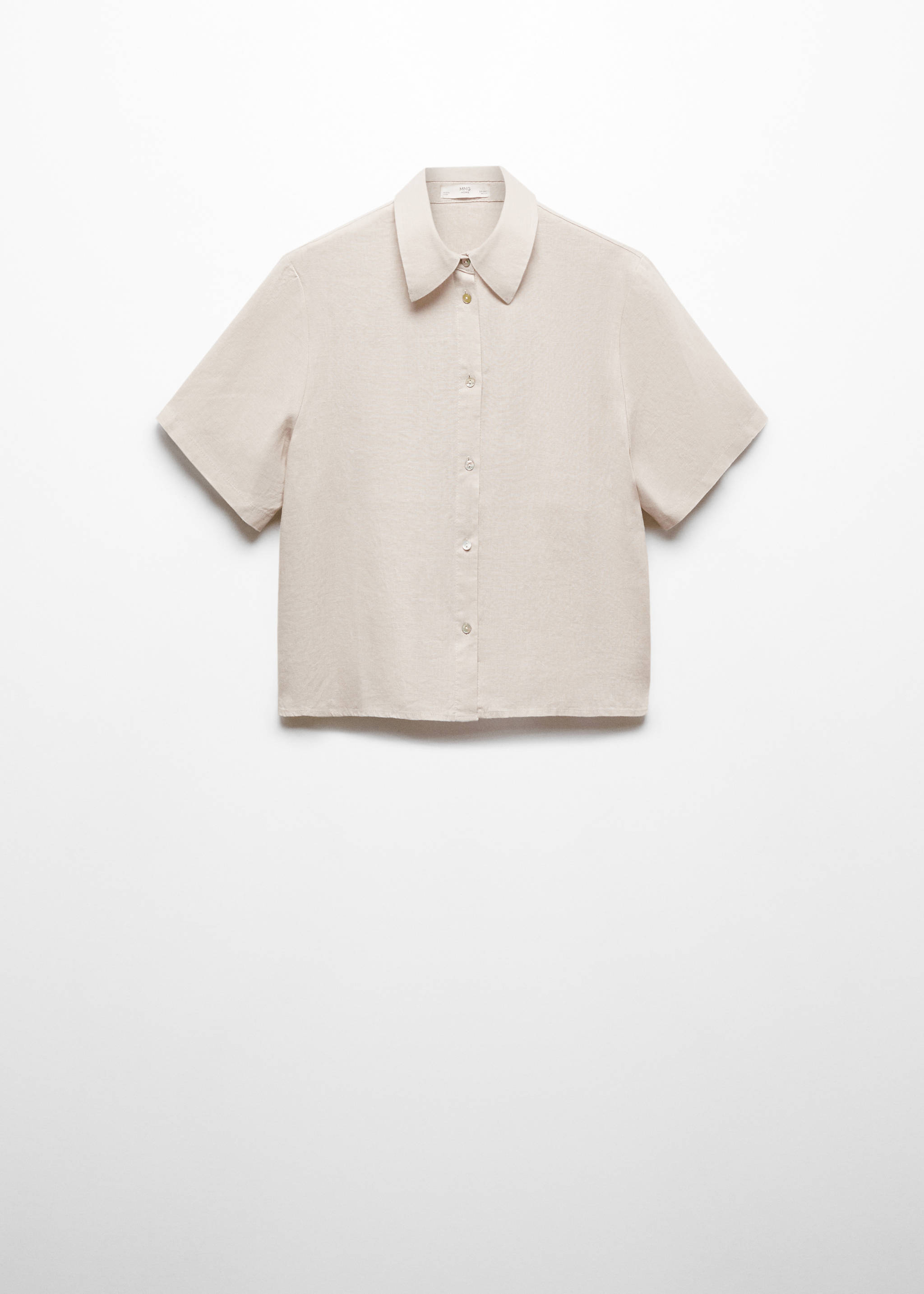 Linen pyjama shirt - Article without model