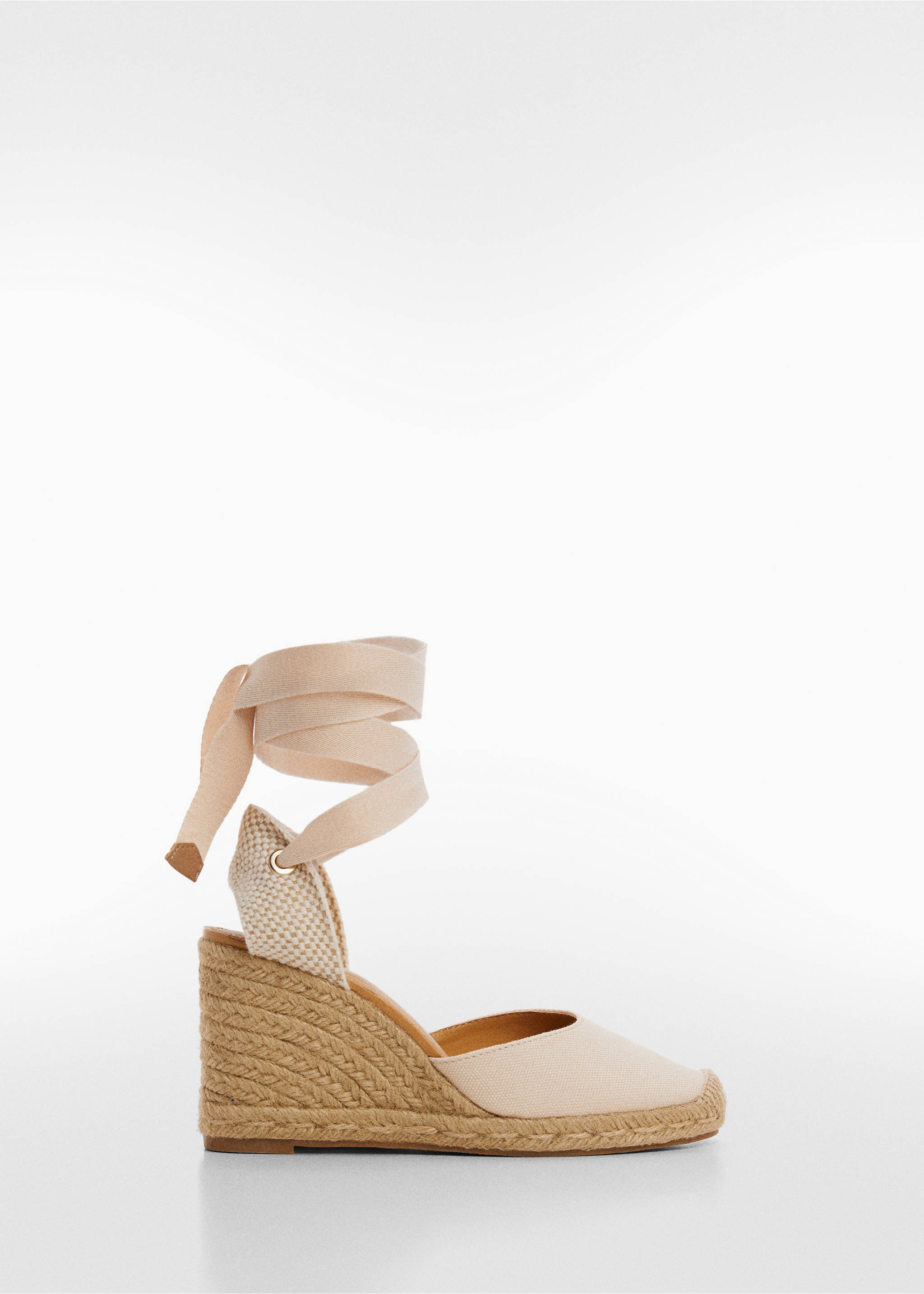 Espadrilles à lanières - Article sans modèle, Beige. Ref: 67086317-00.
