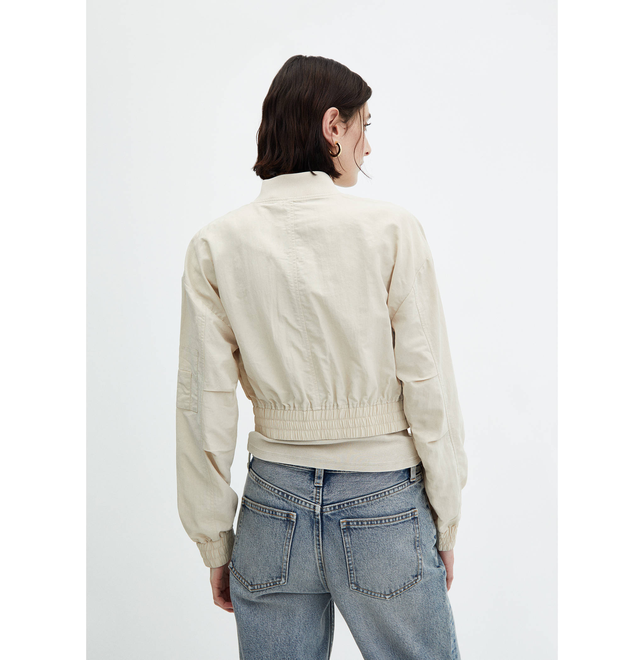 Chaqueta bomber bolsillo - Reverso del artículo