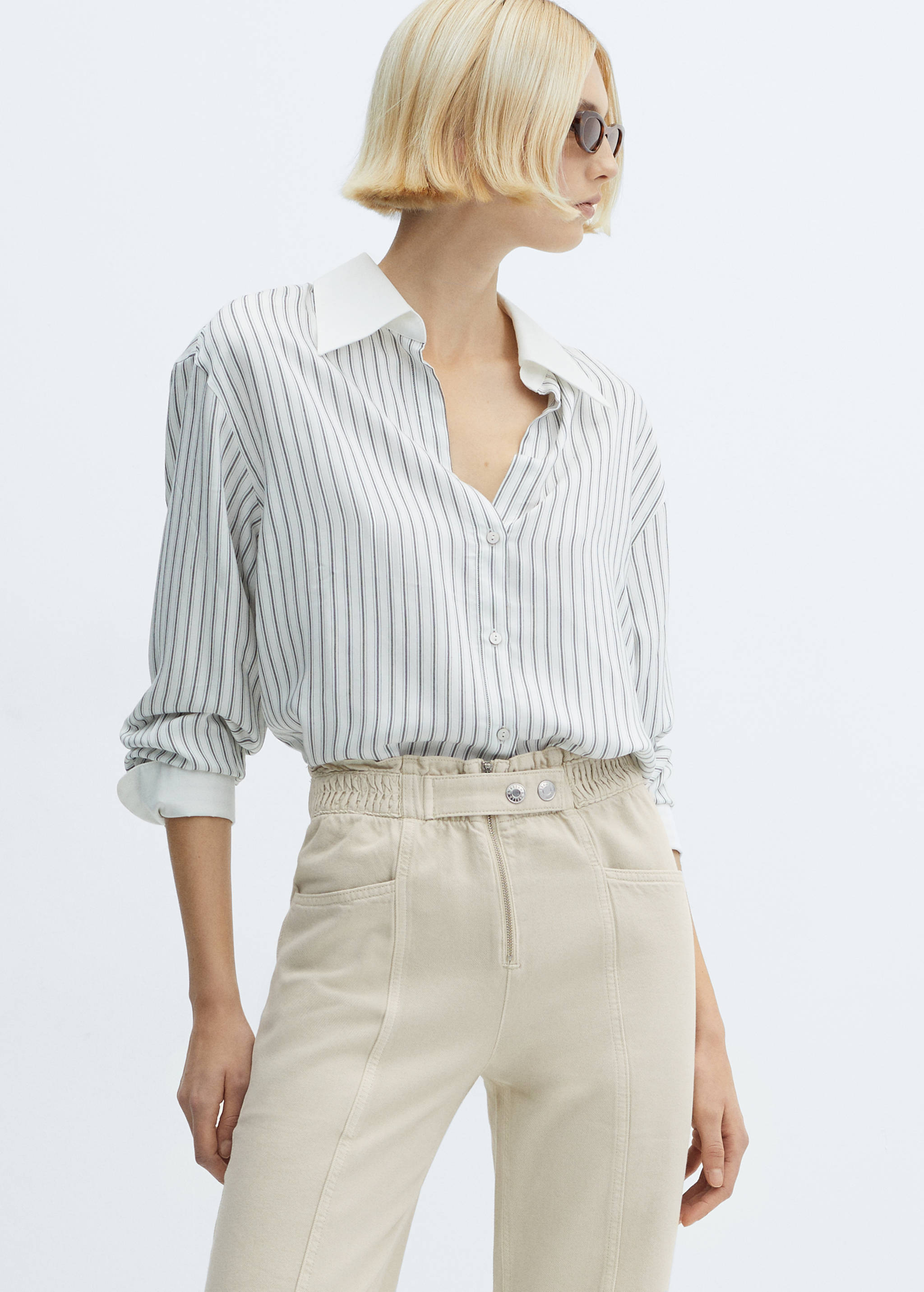 Slouchy jeans with elastic waist - Details of the article 2