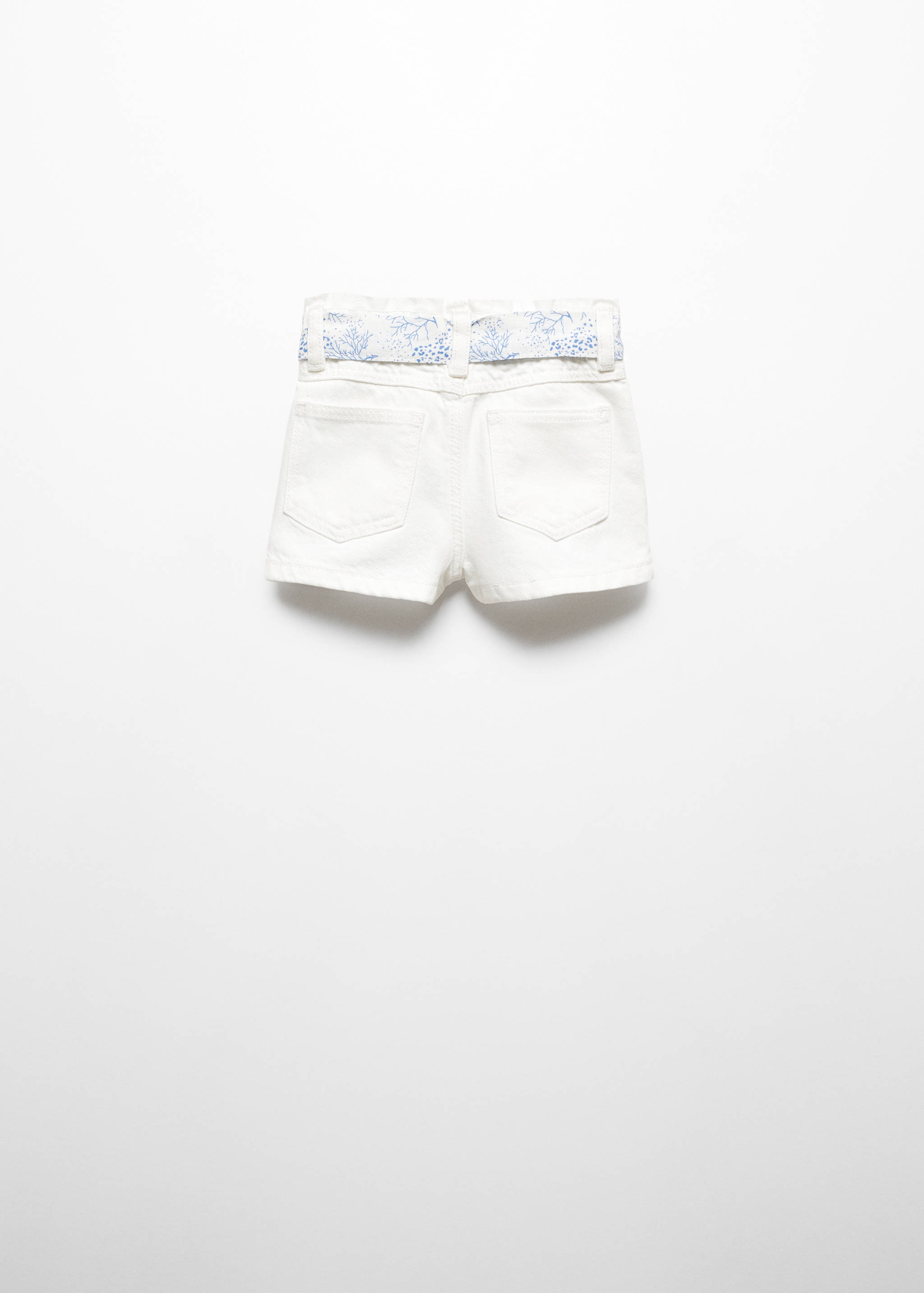 Short denim paperbag - Reverso del artículo