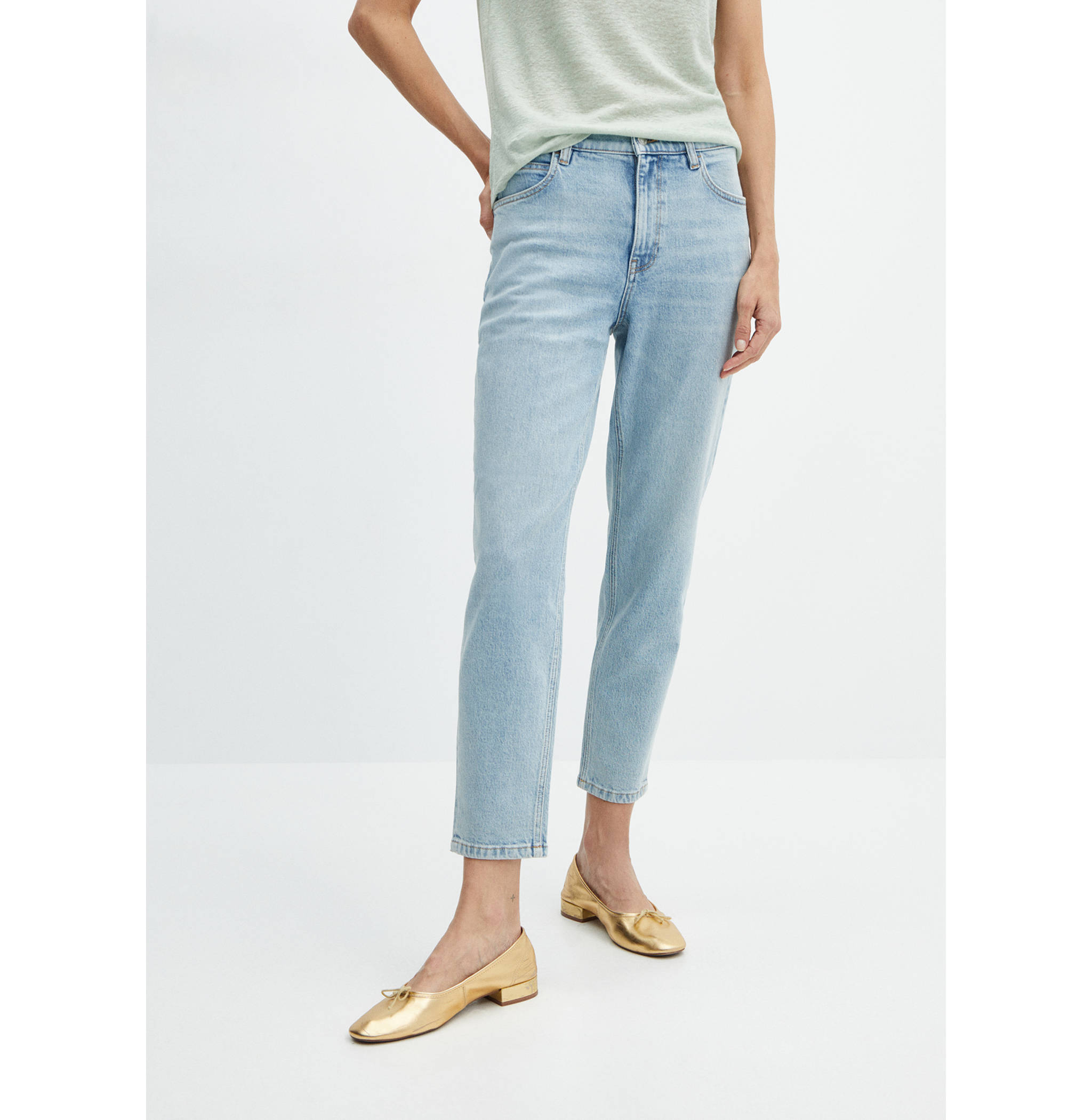 Newmom comfort high-rise jeans - Medium plane